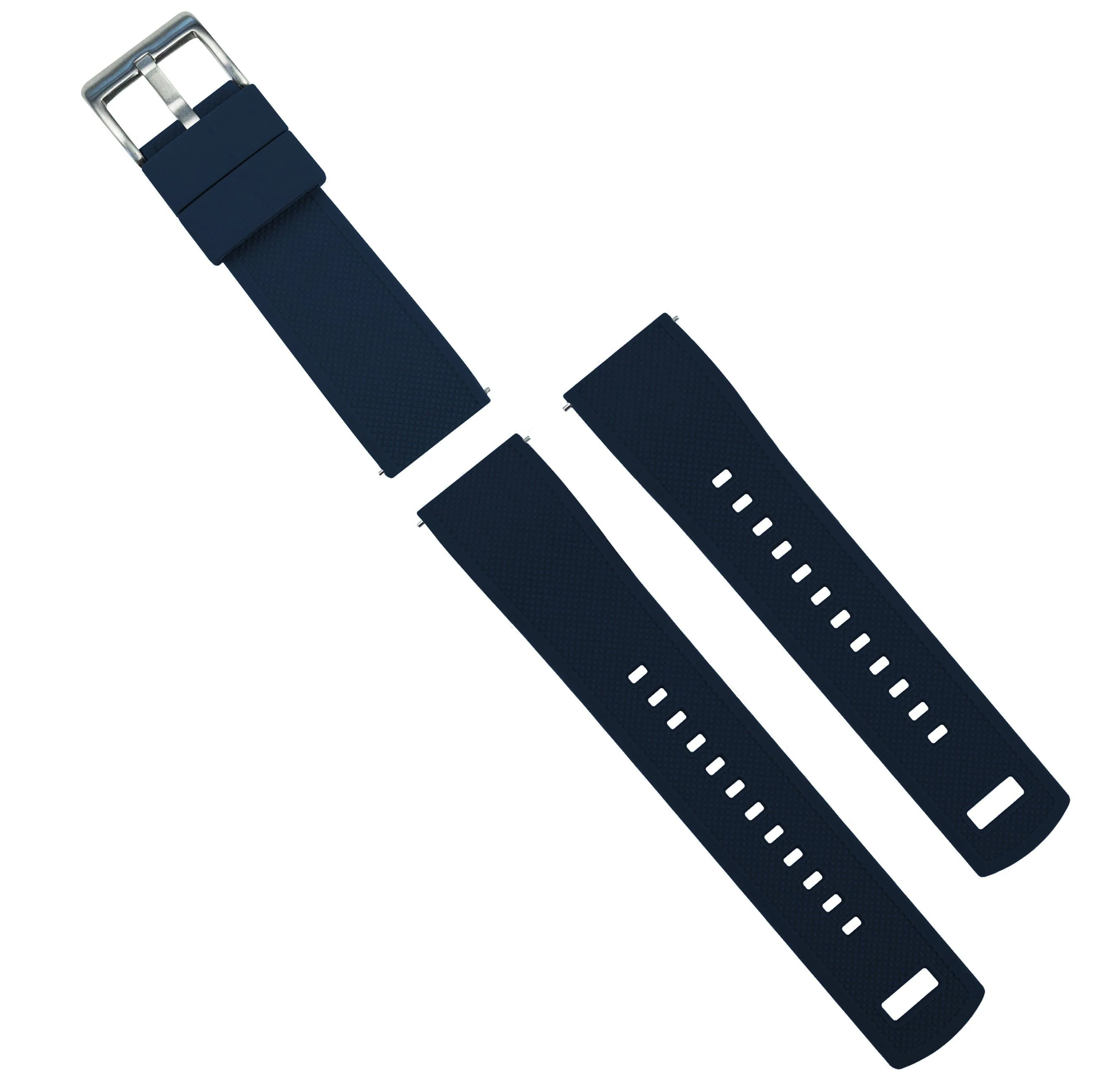 Navy Blue Elite Silicone Watch Band - Image 7