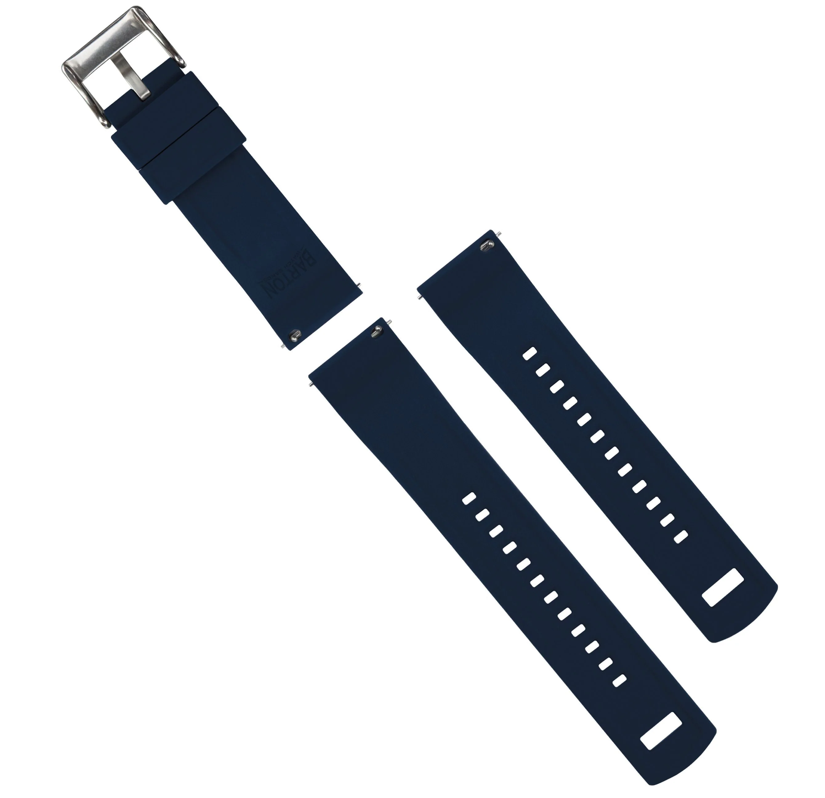 Navy Blue Elite Silicone Watch Band - Image 8
