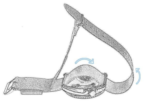 Navy Blue Leather NATO® style Watch Band - Image 4