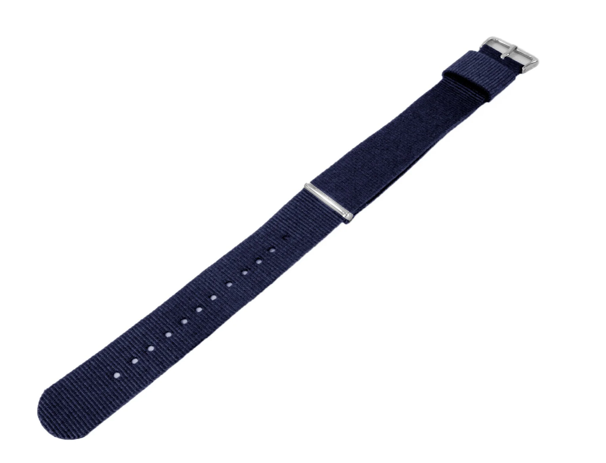 Navy Blue Nylon NATO® style Watch Band - Image 3