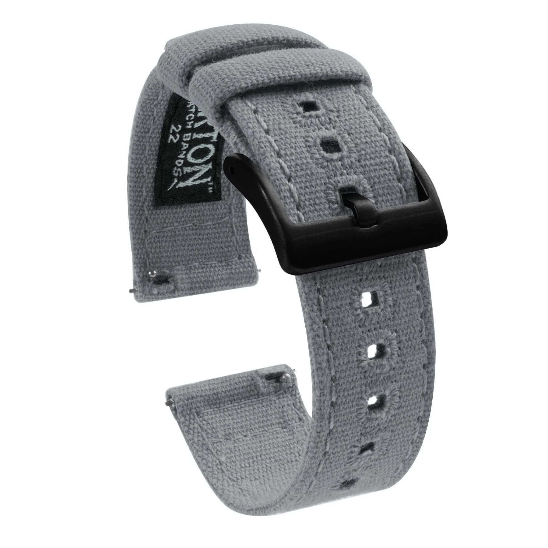 Omega Moonswatch Cool Grey Canvas Watch Band - Image 5
