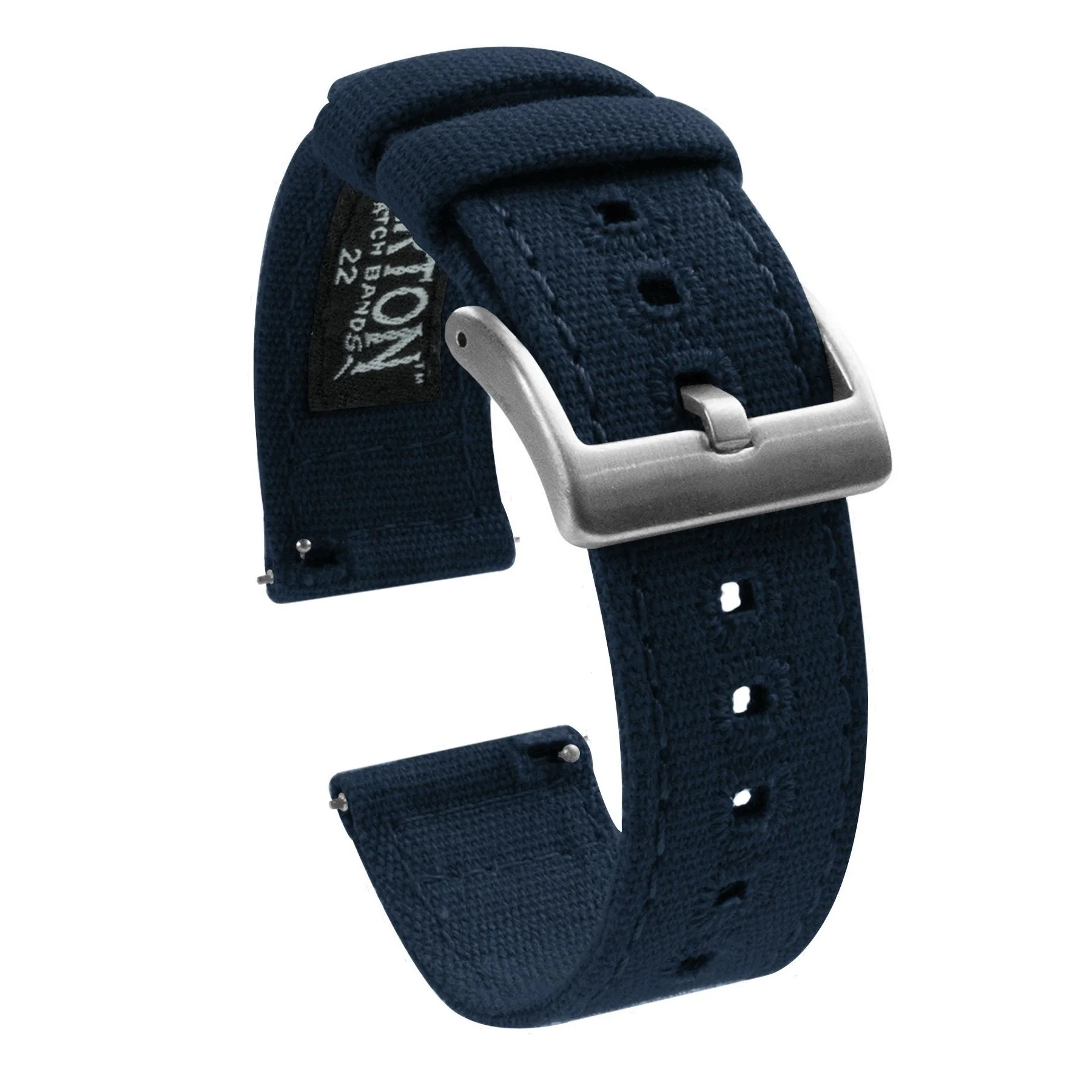 Omega Moonswatch Navy Blue Canvas Watch Band - Image 2