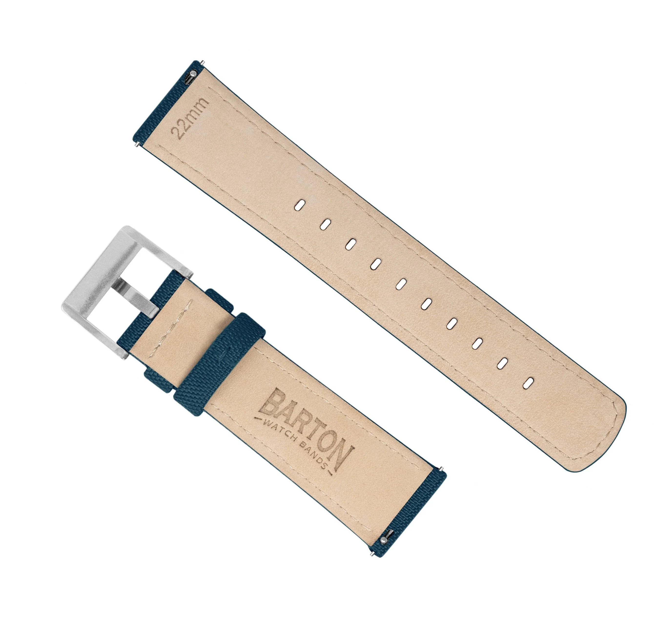 Omega Moonswatch Sailcloth Quick Release Royal Blue Watch Band - Image 5