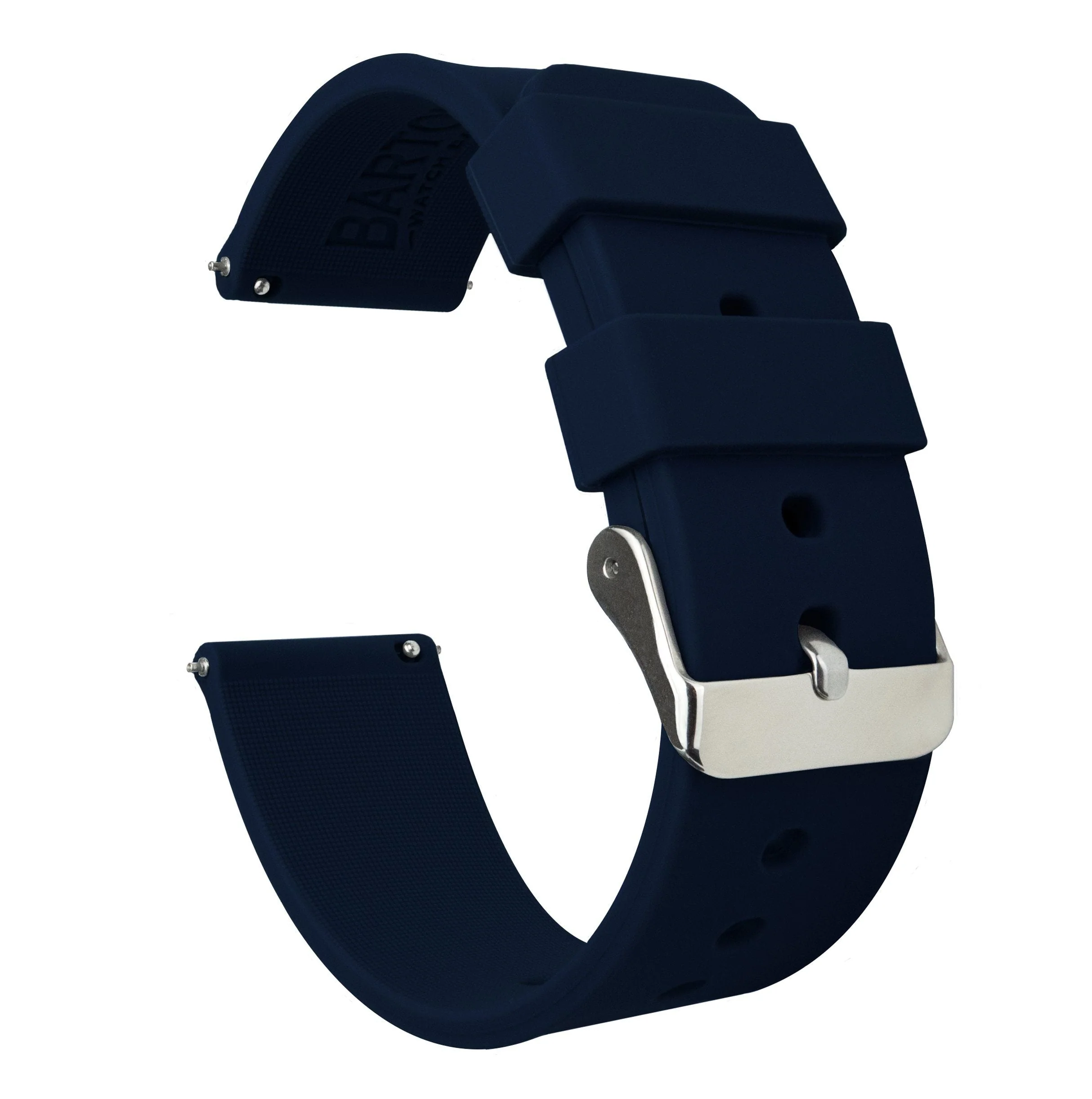 Omega Moonswatch Silicone Navy Blue Watch Band - Image 2