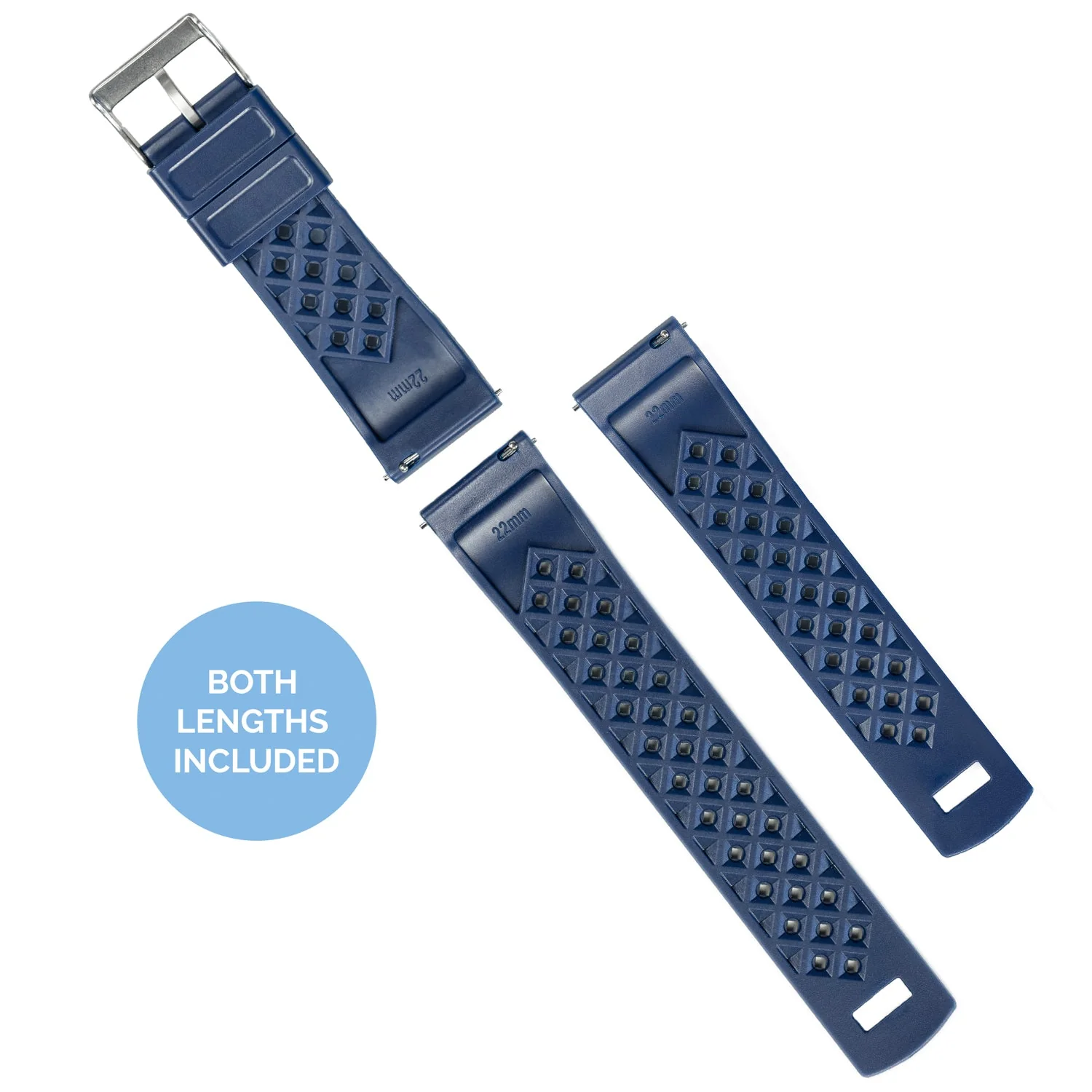 Omega Moonswatch Tropical Style Navy Blue Watch Band - Image 4
