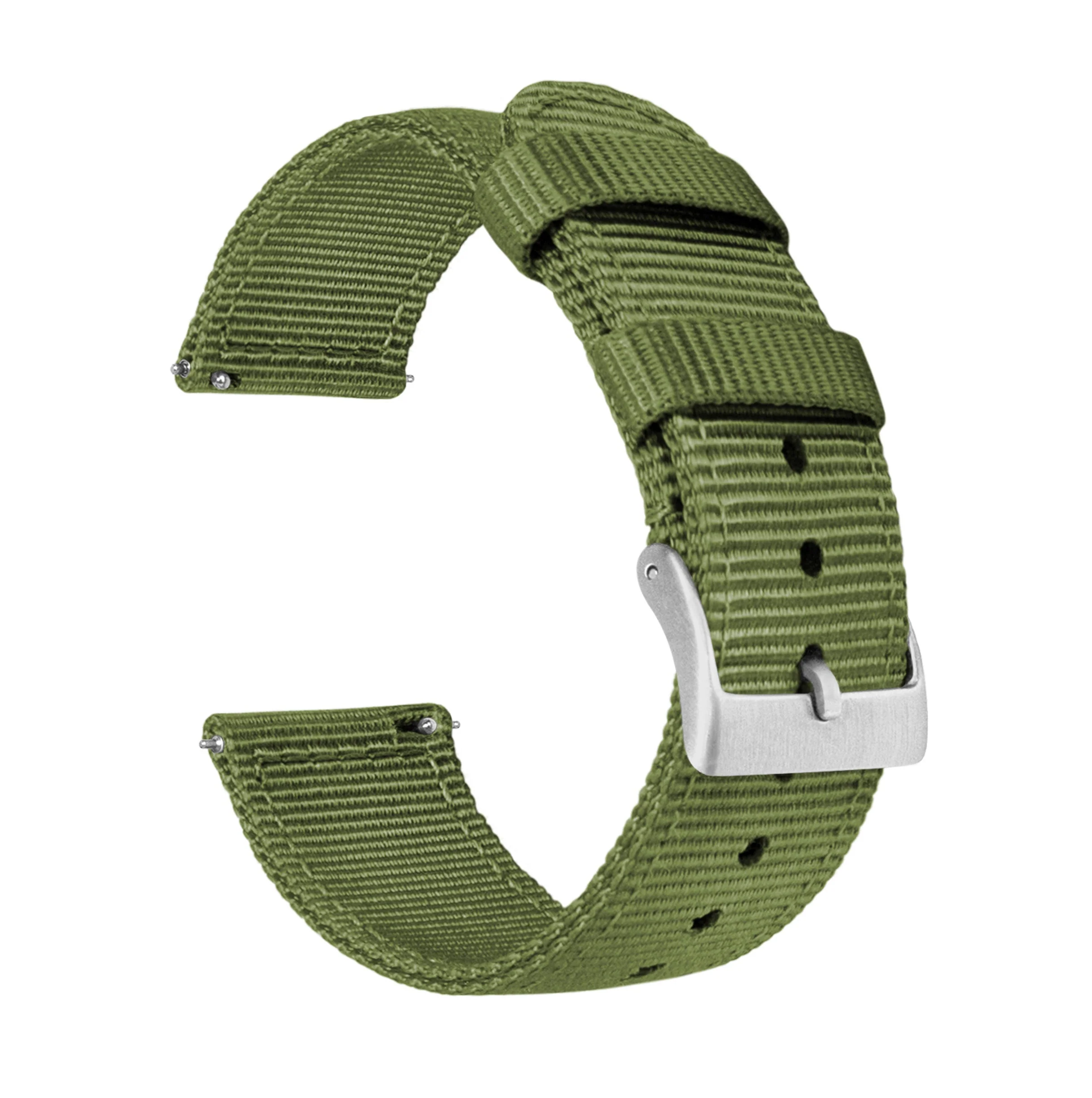 Omega Moonswatch Two Piece NATO® style Army Green Watch Band - Image 2