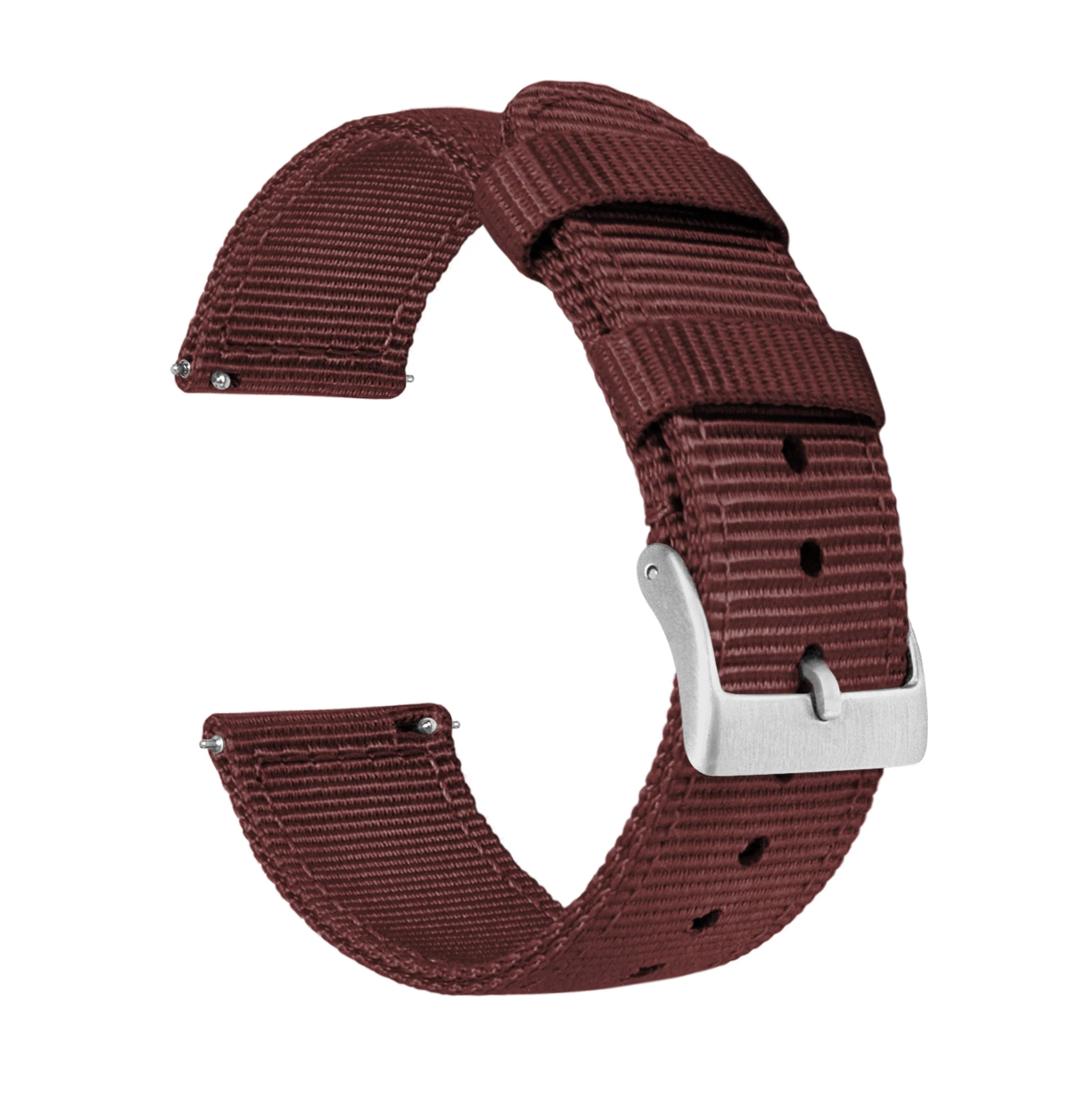 Omega Moonswatch Two Piece NATO® style Merlot Watch Band - Image 2