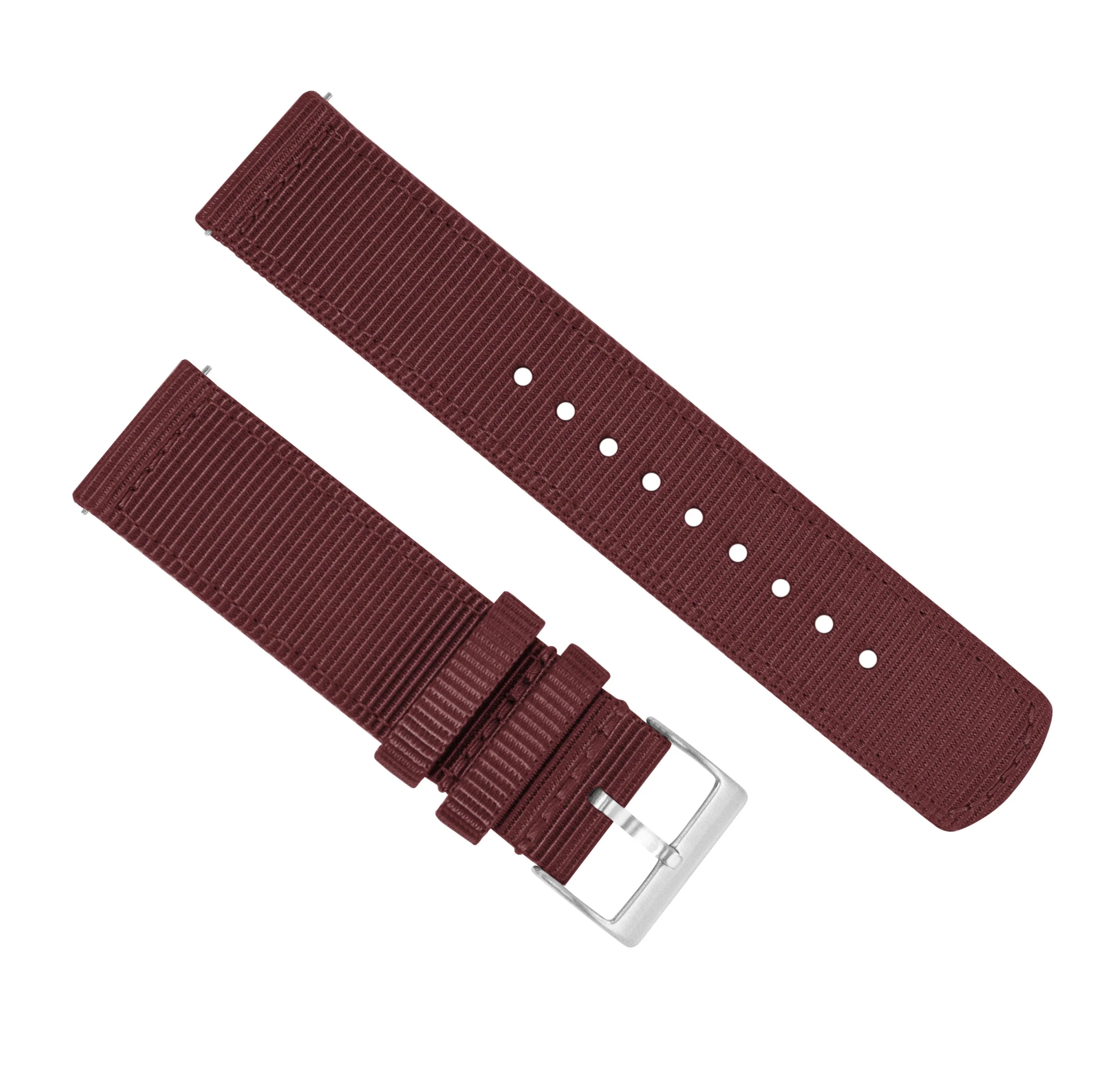 Omega Moonswatch Two Piece NATO® style Merlot Watch Band - Image 3
