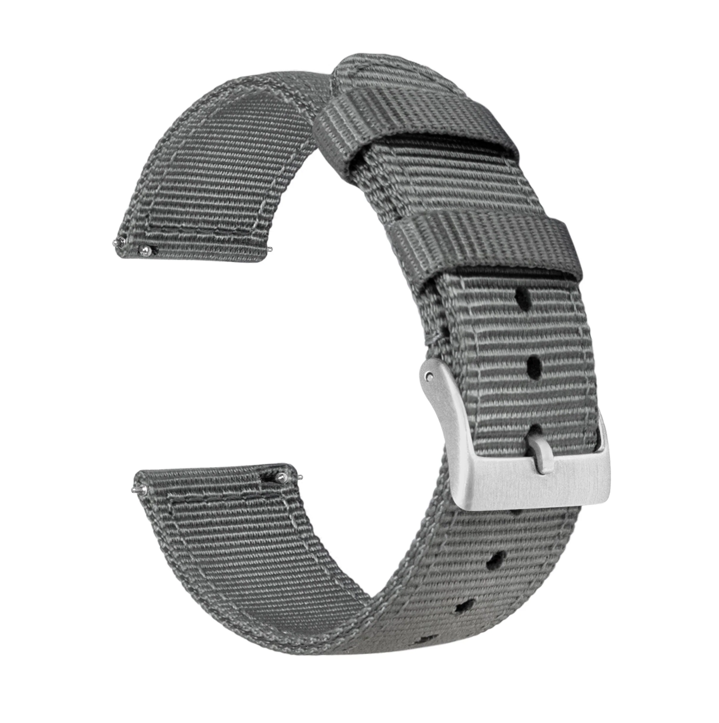 Omega Moonswatch Two Piece NATO® style Smoke Grey Watch Band - Image 2