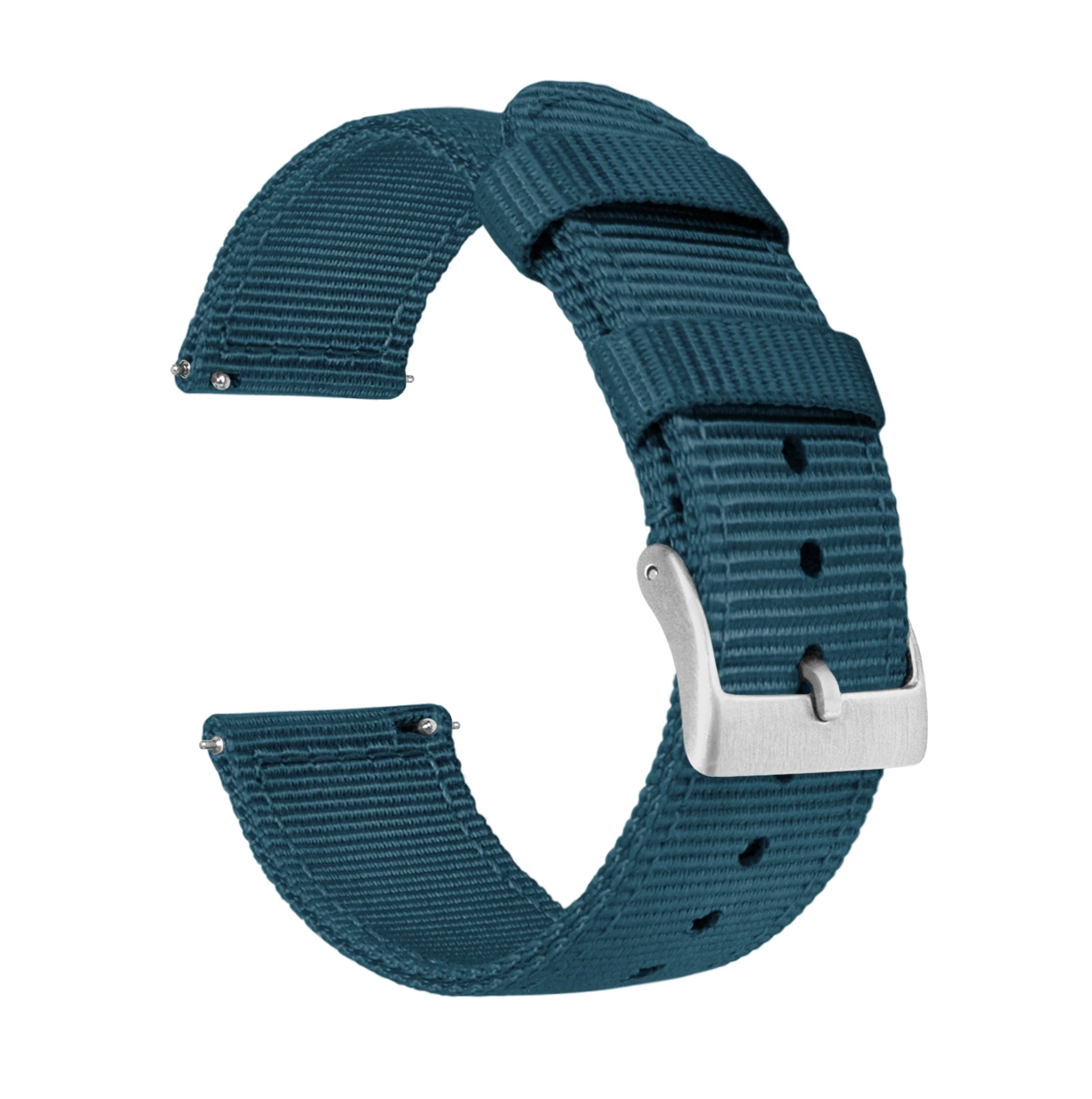 Omega Moonswatch Two Piece NATO® style Steel Blue Watch Band - Image 2