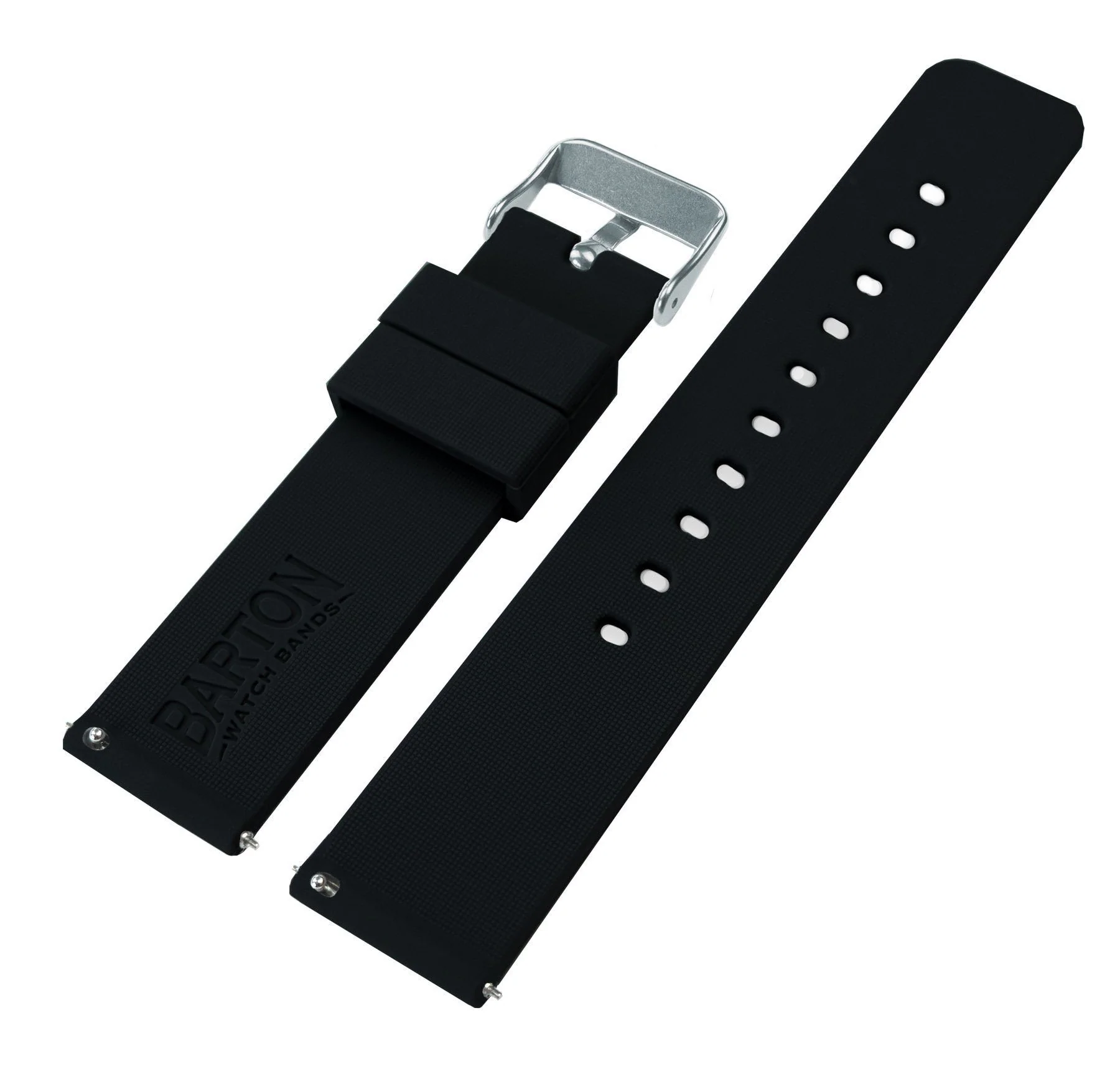 Pebble Black Watch Band - Image 3