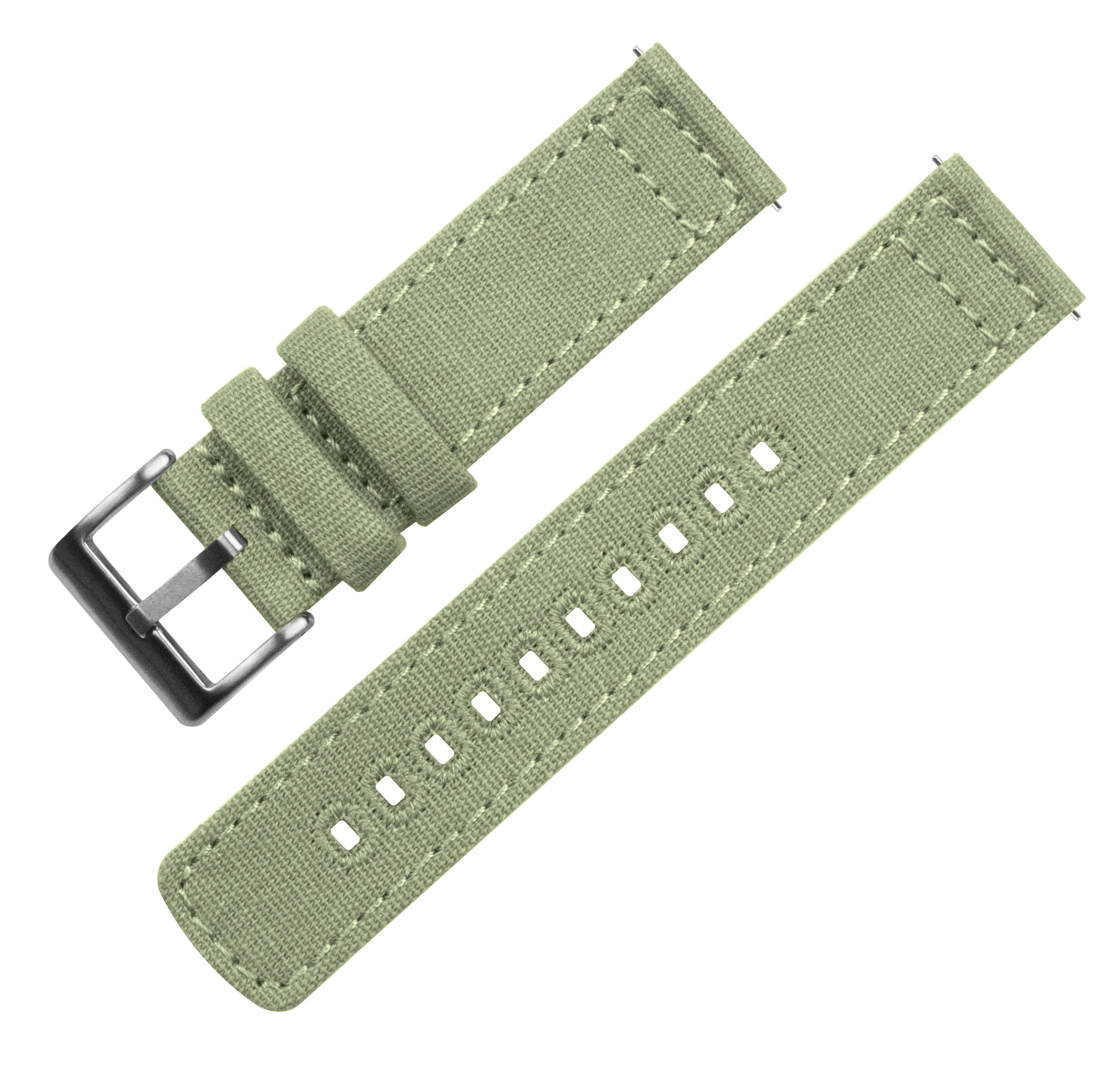 Sage Green Premium Canvas Watch Band - Image 3