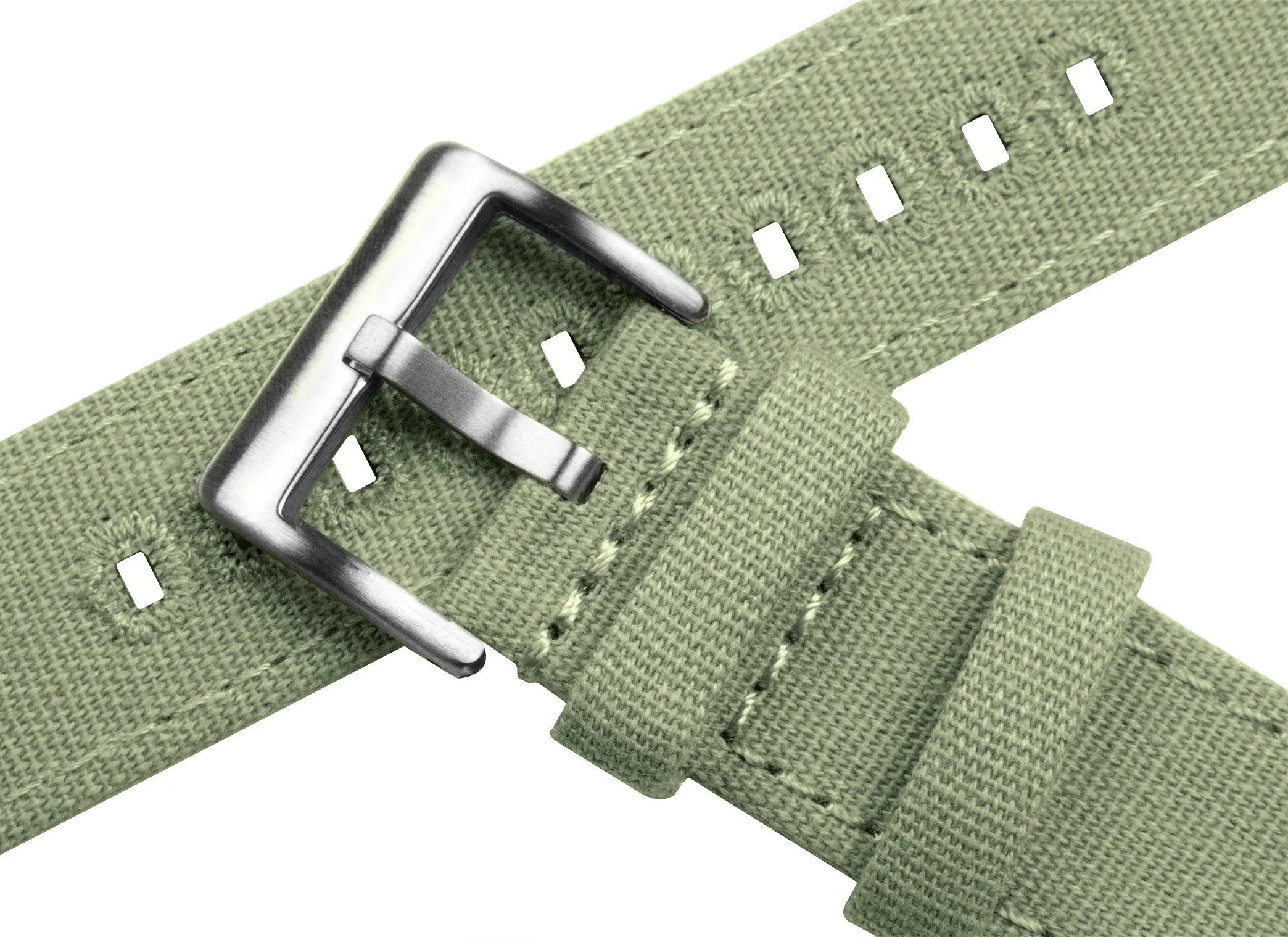 Sage Green Premium Canvas Watch Band - Image 5