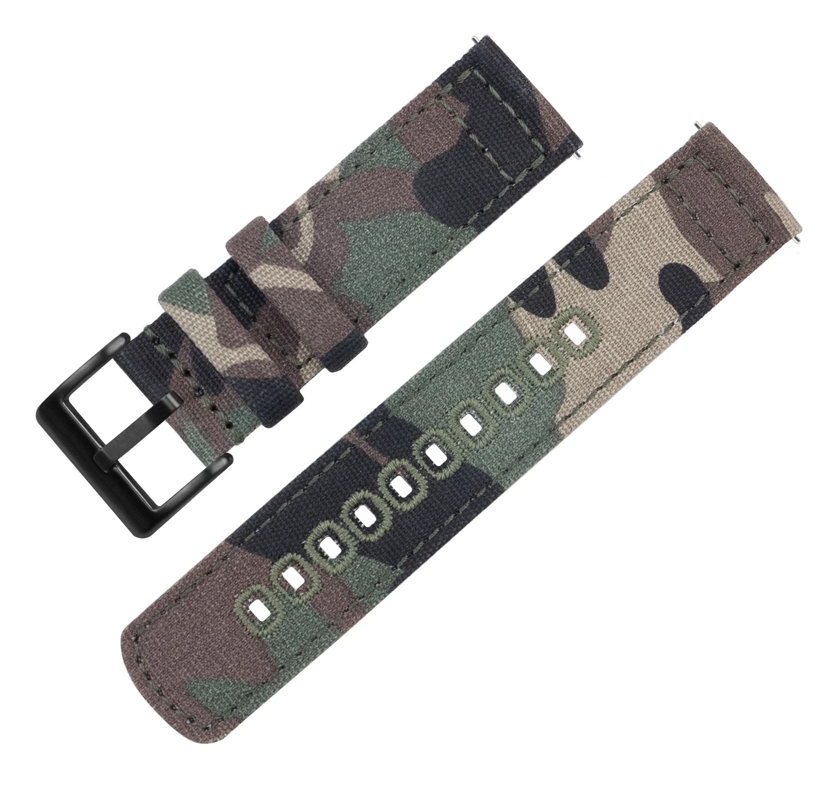 Samsung Galaxy Watch Active Camouflage Canvas Watch Band - Image 7