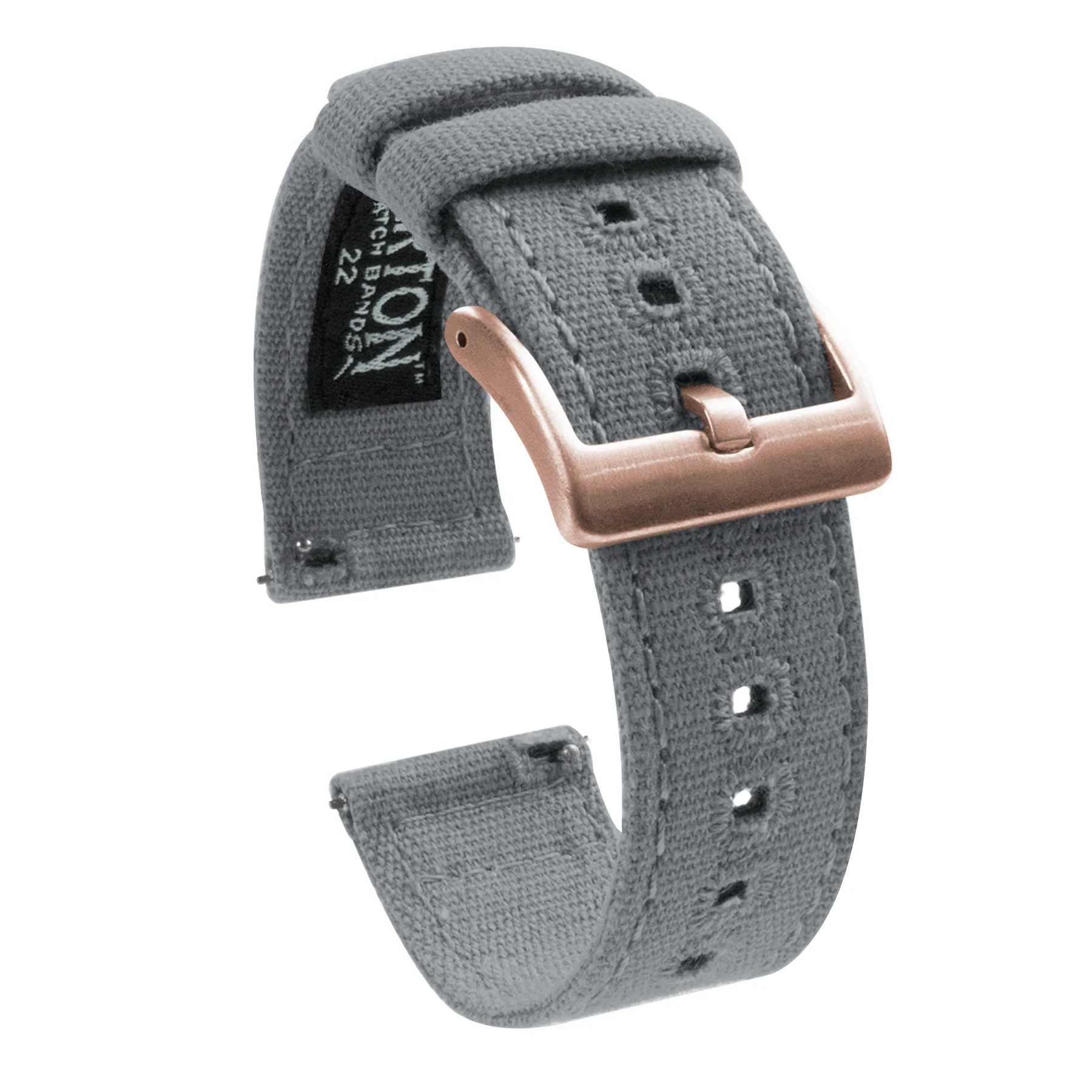 Samsung Galaxy Watch Active Cool Grey Canvas Watch Band - Image 3