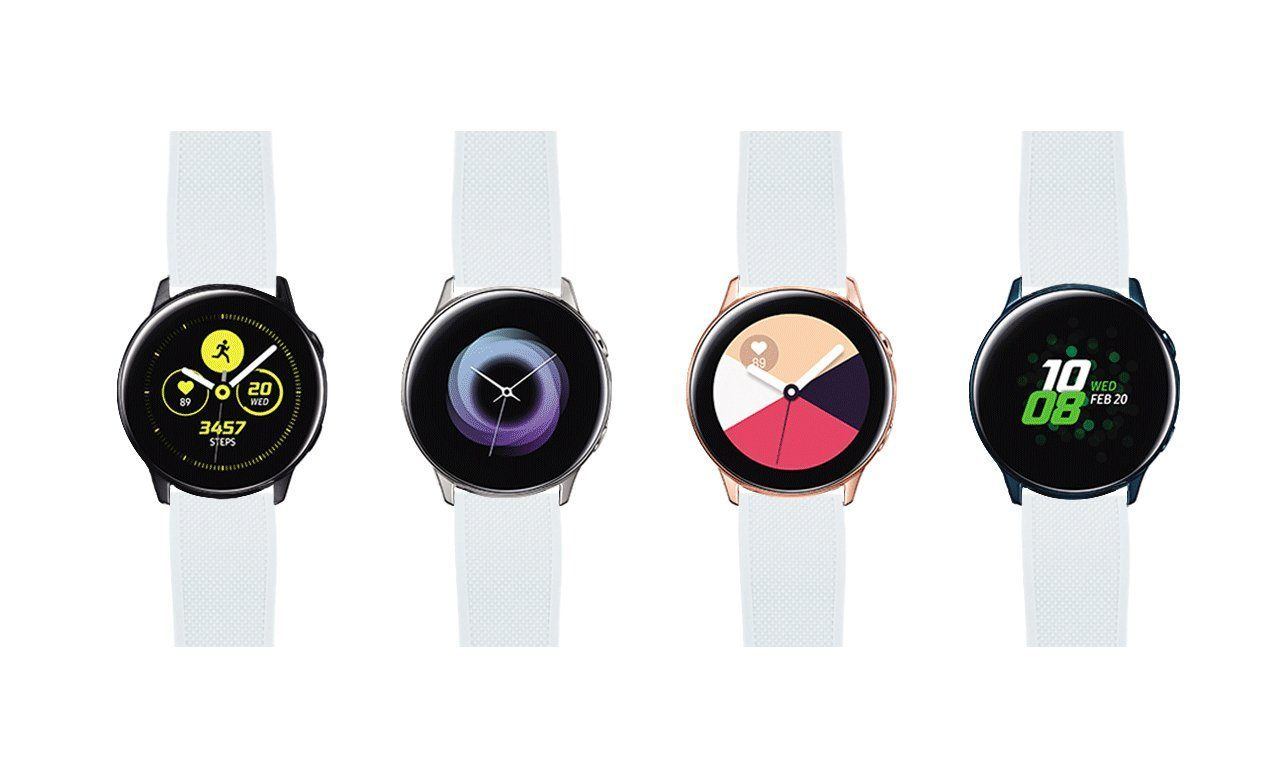 Samsung Galaxy Watch Active Elite Silicone White Top Black Bottom Watch Band - Image 6