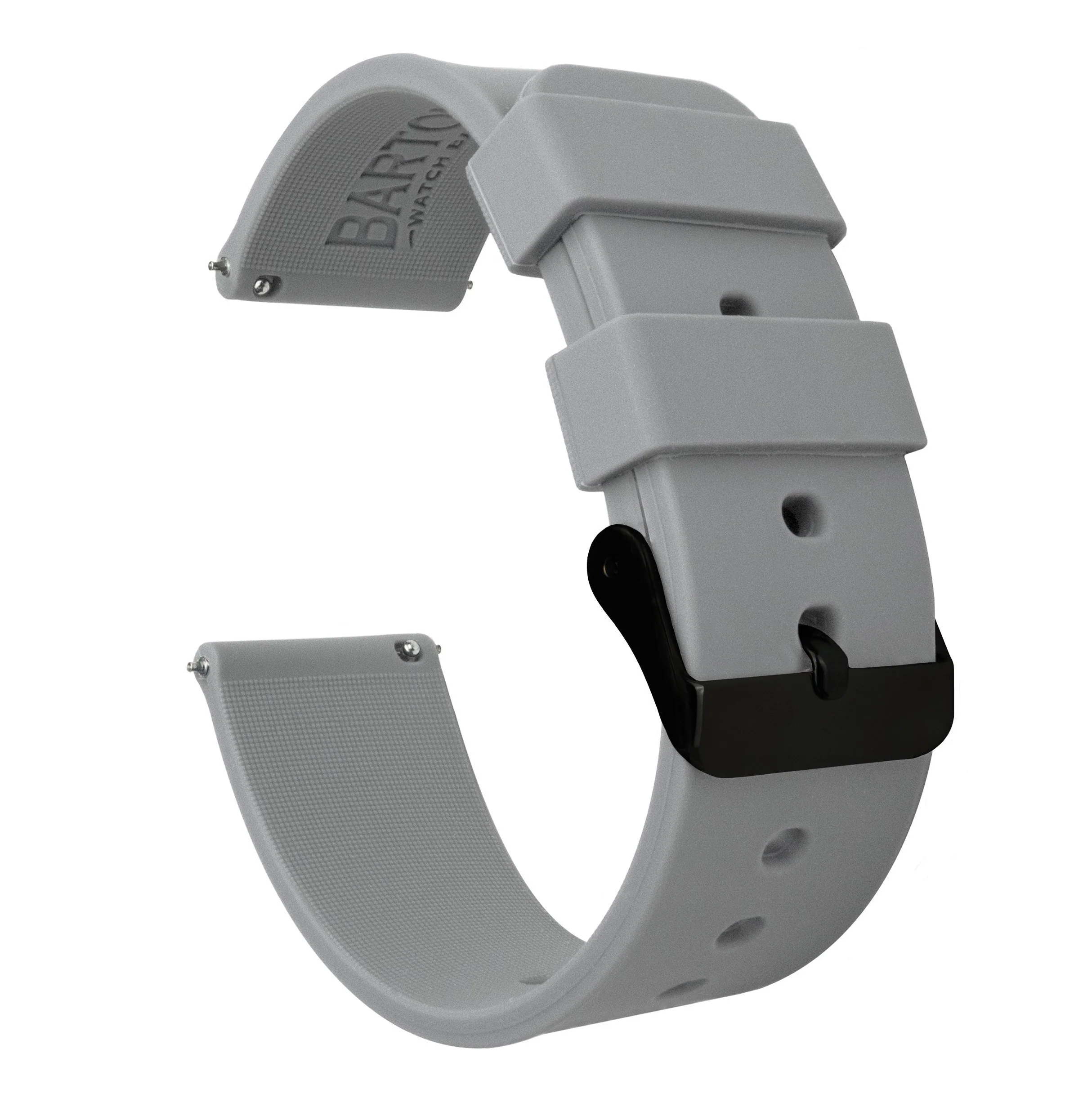 Samsung Galaxy Watch Active Silicone Cool Grey Watch Band - Image 2