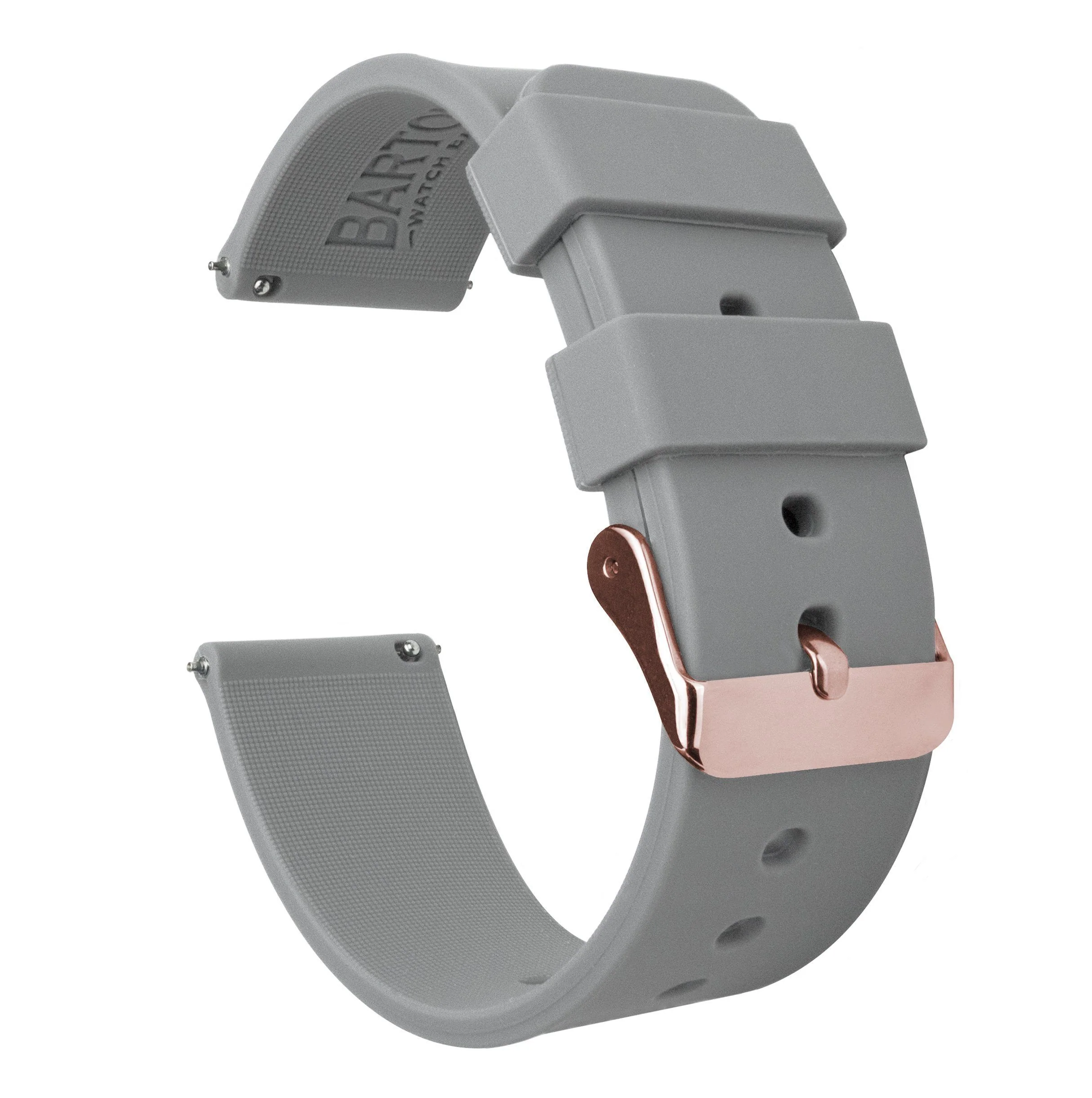 Samsung Galaxy Watch Active Silicone Cool Grey Watch Band - Image 3