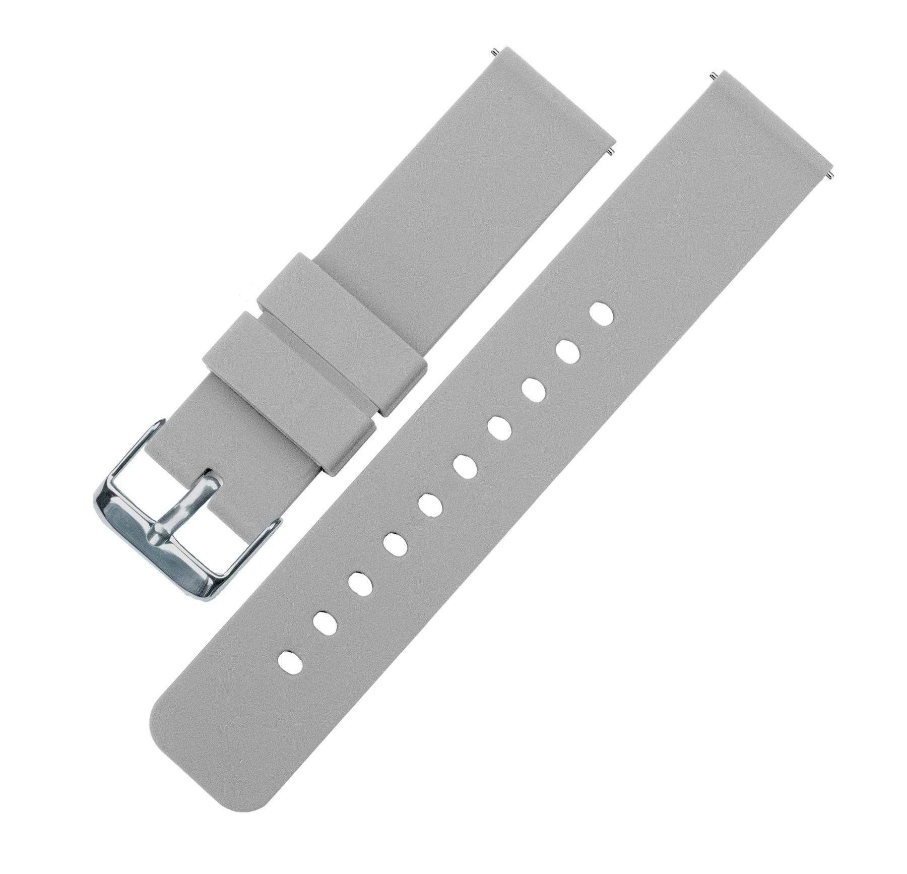 Samsung Galaxy Watch Active Silicone Cool Grey Watch Band - Image 4