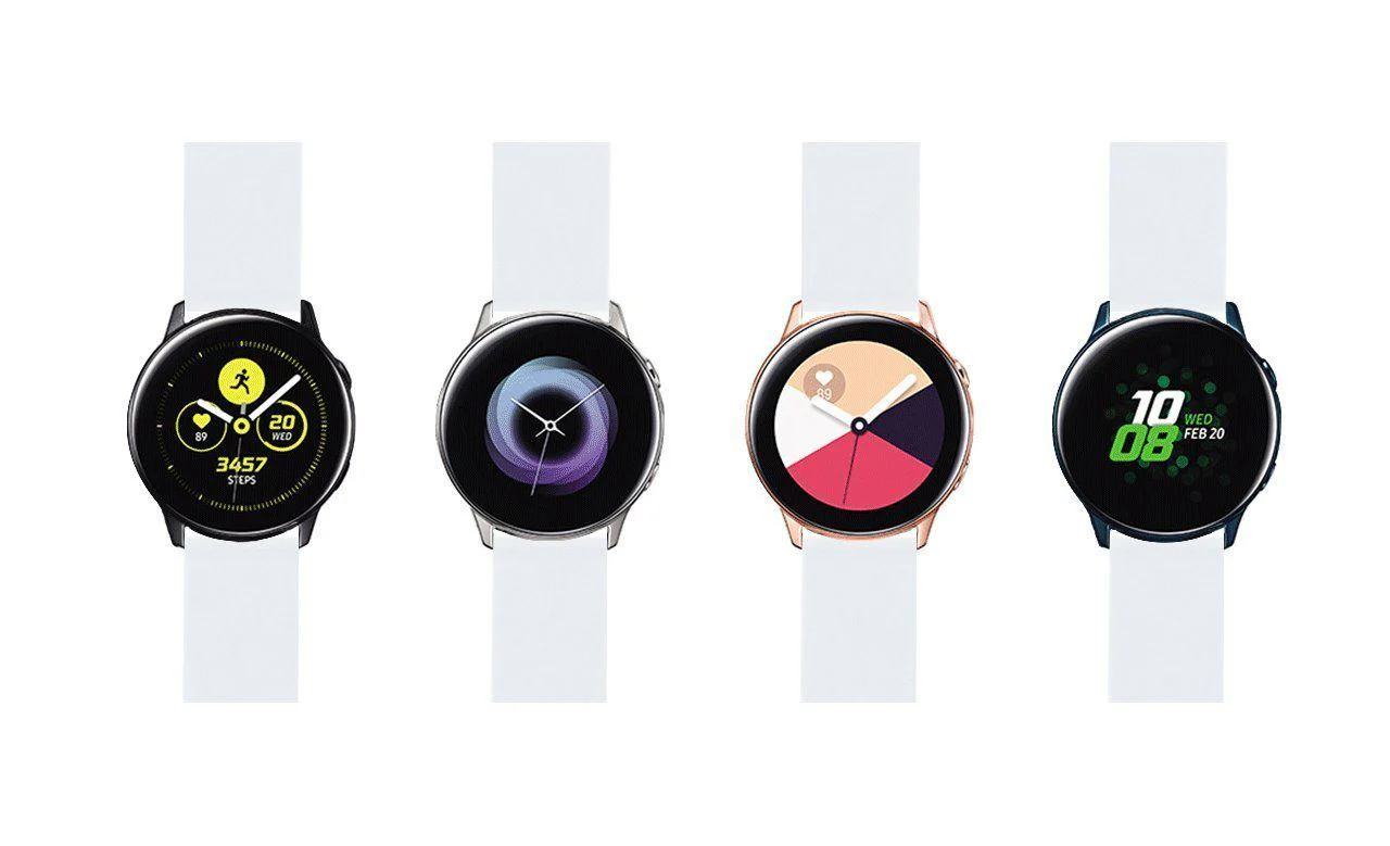 Samsung Galaxy Watch Active Silicone White Watch Band - Image 6
