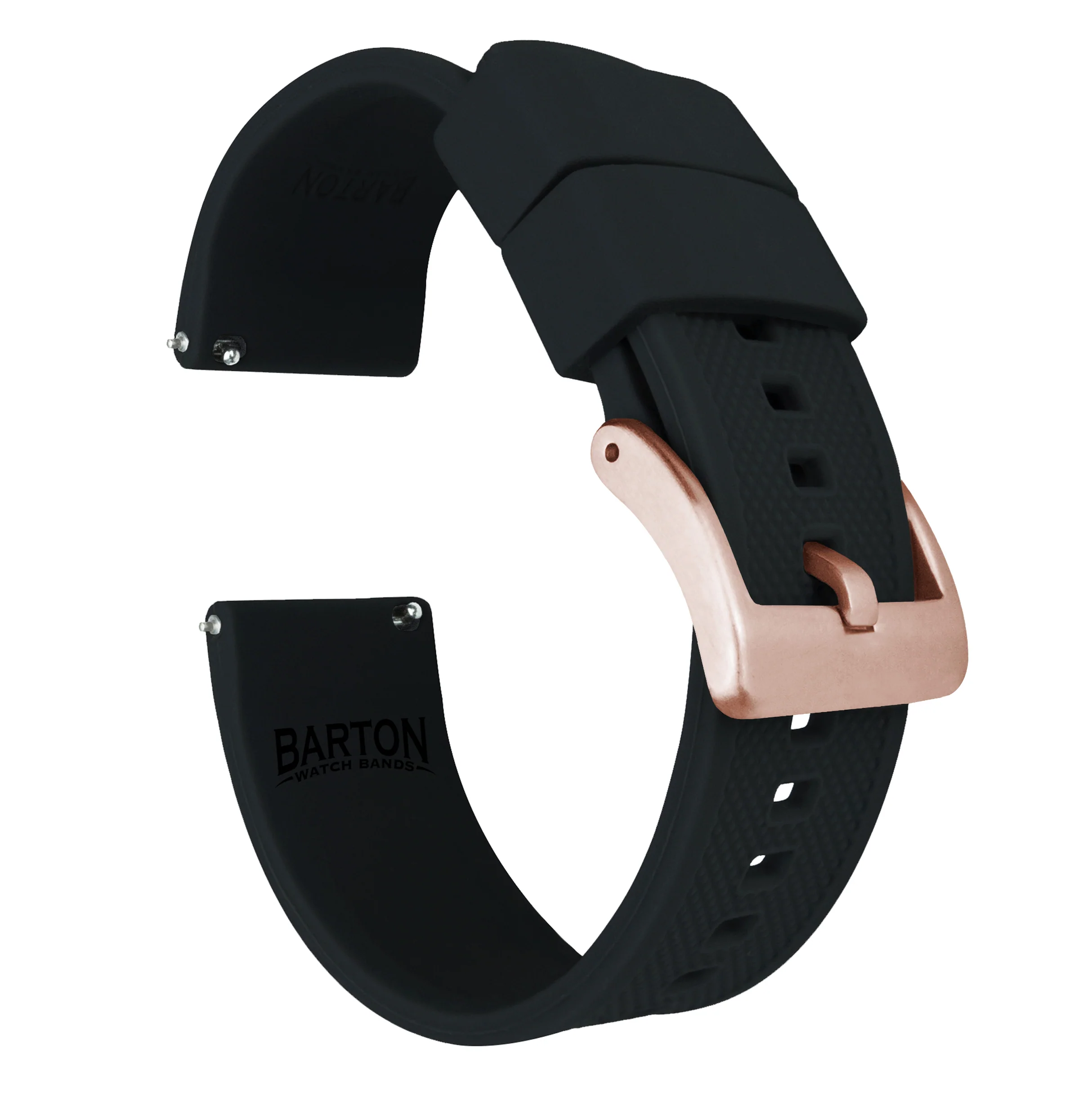 Samsung Galaxy Watch3 Elite Silicone Black Watch Band - Image 4