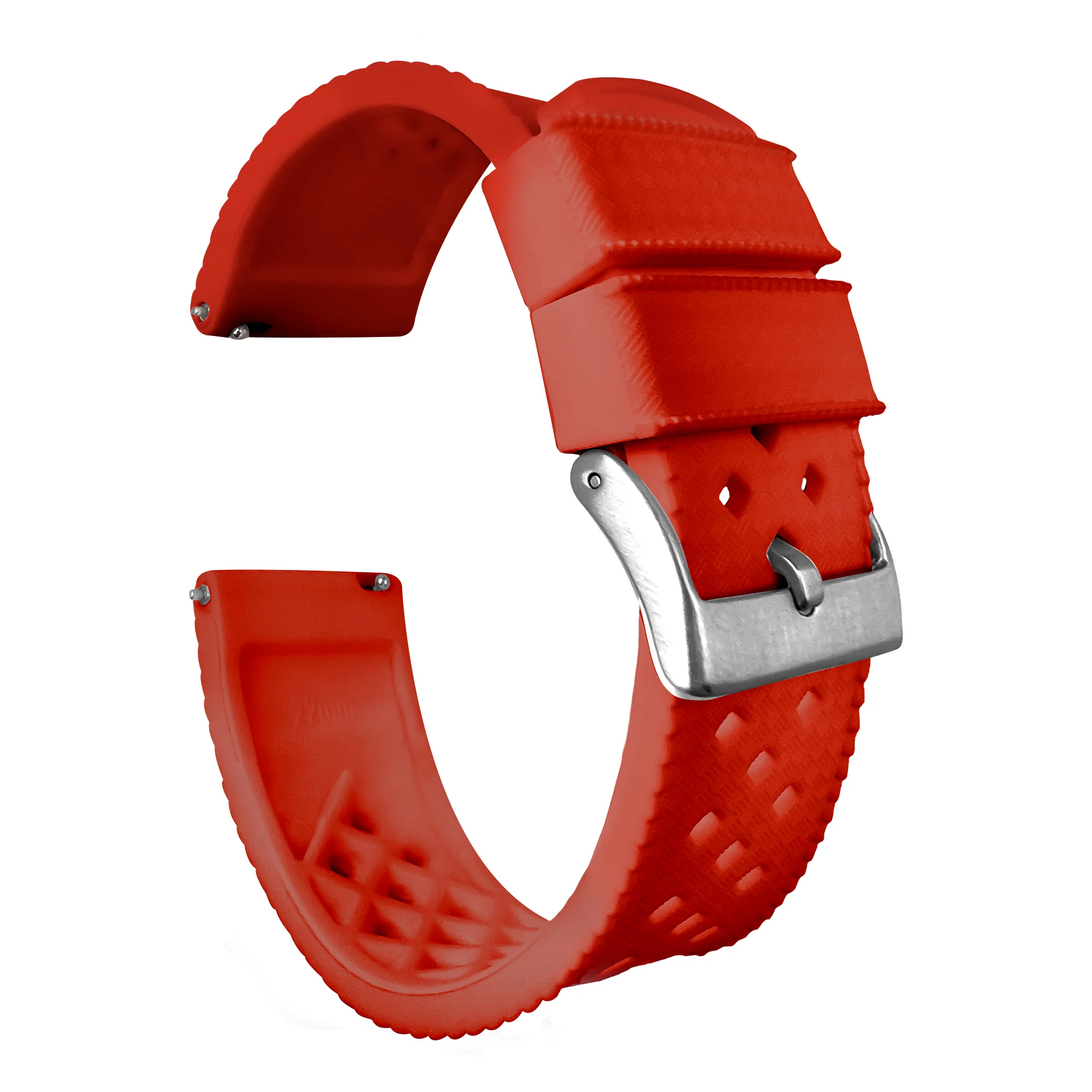 Samsung Galaxy Watch3 Tropical Style Crimson Red Watch Band - Image 3