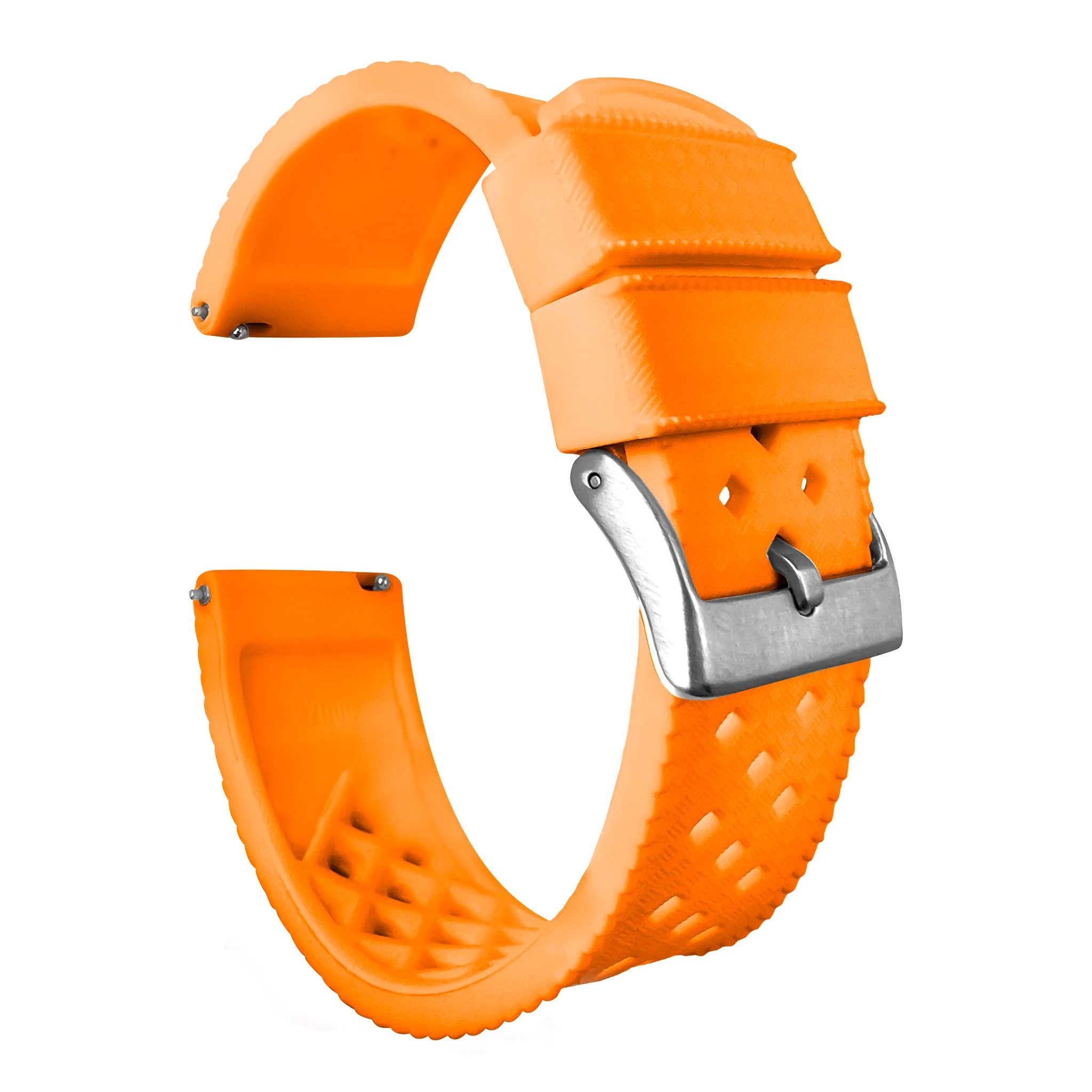 Samsung Galaxy Watch3 Tropical Style Orange Watch Band - Image 2