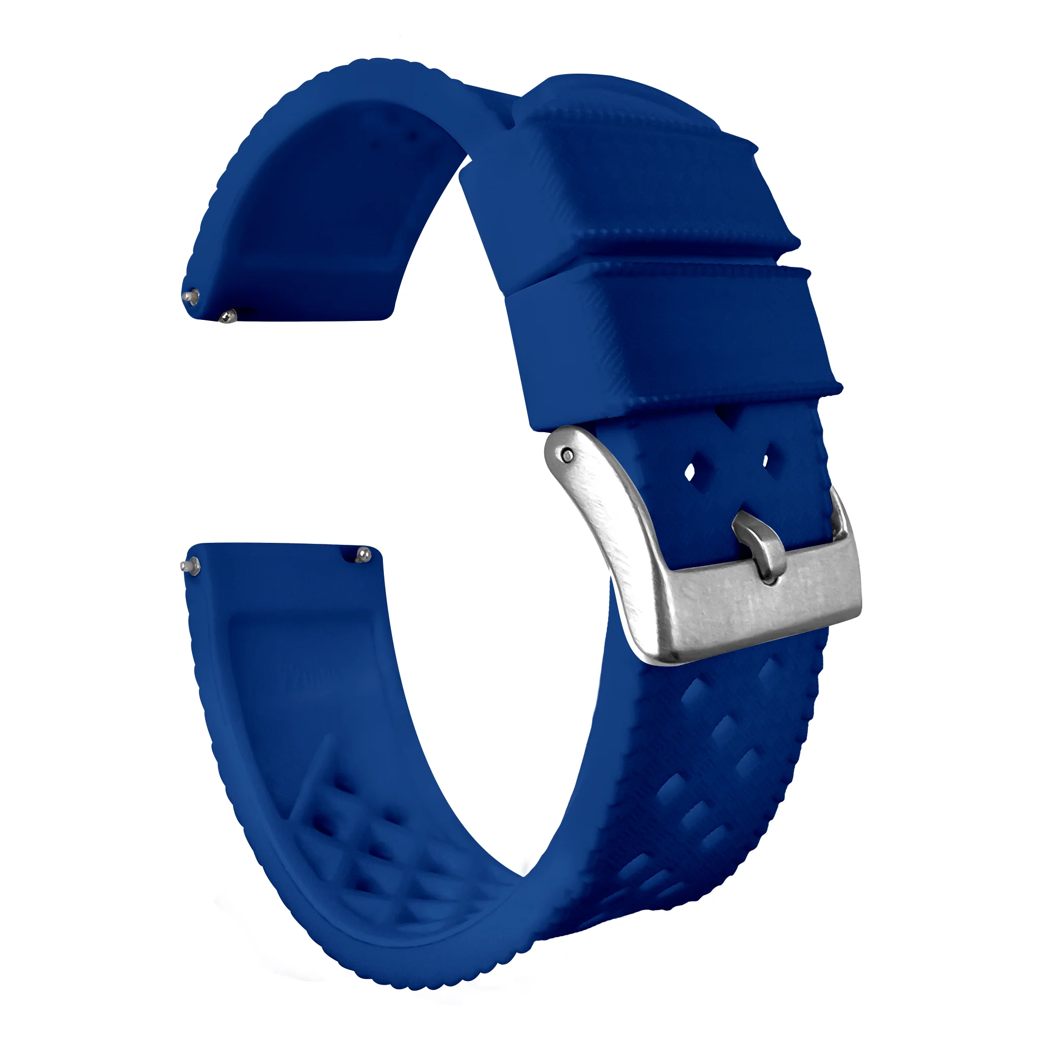 Samsung Galaxy Watch3 Tropical Style Royal Blue Blue Watch Band - Image 3
