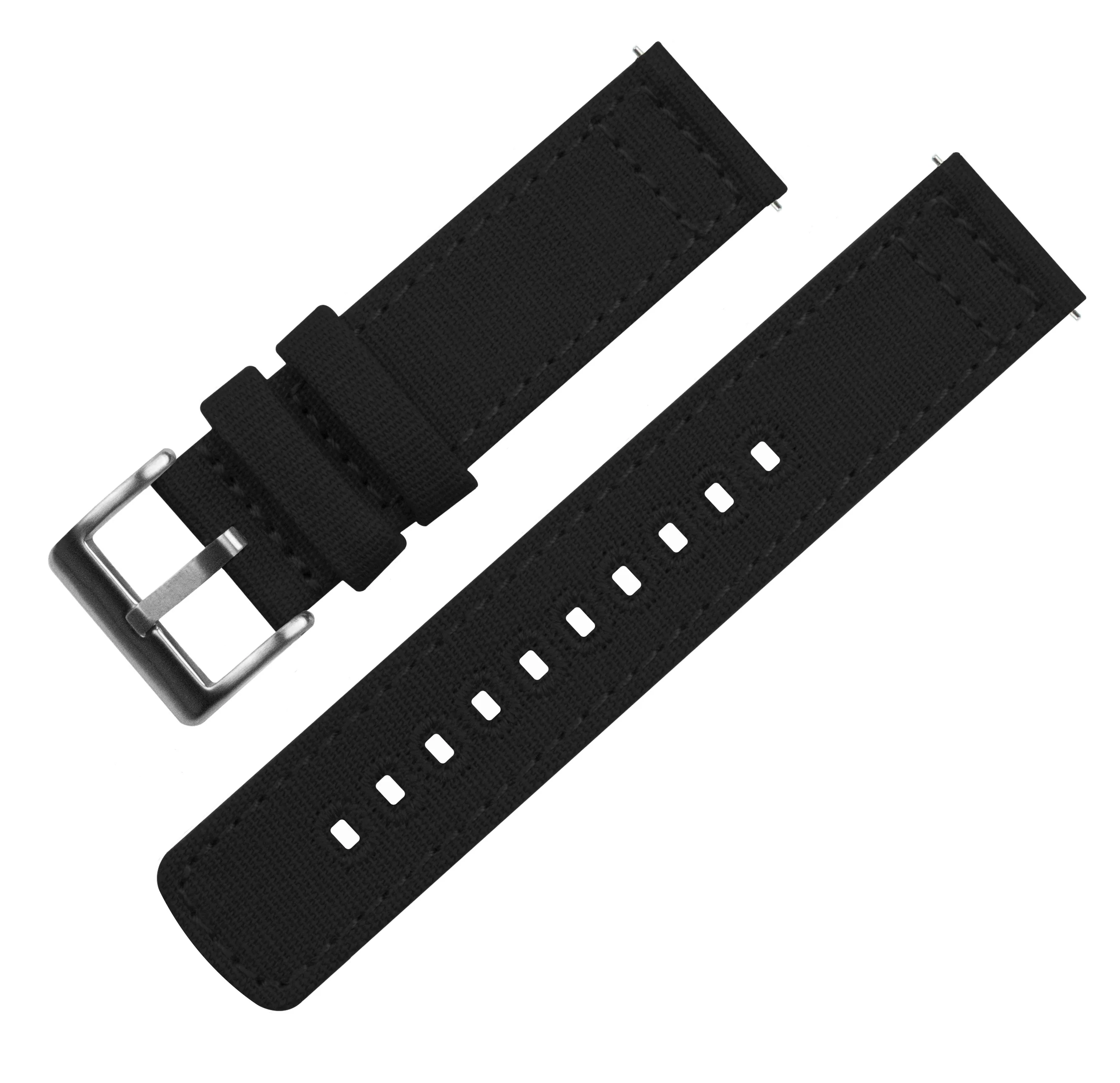 Samsung Galaxy Watch4 Black Canvas Watch Band - Image 4