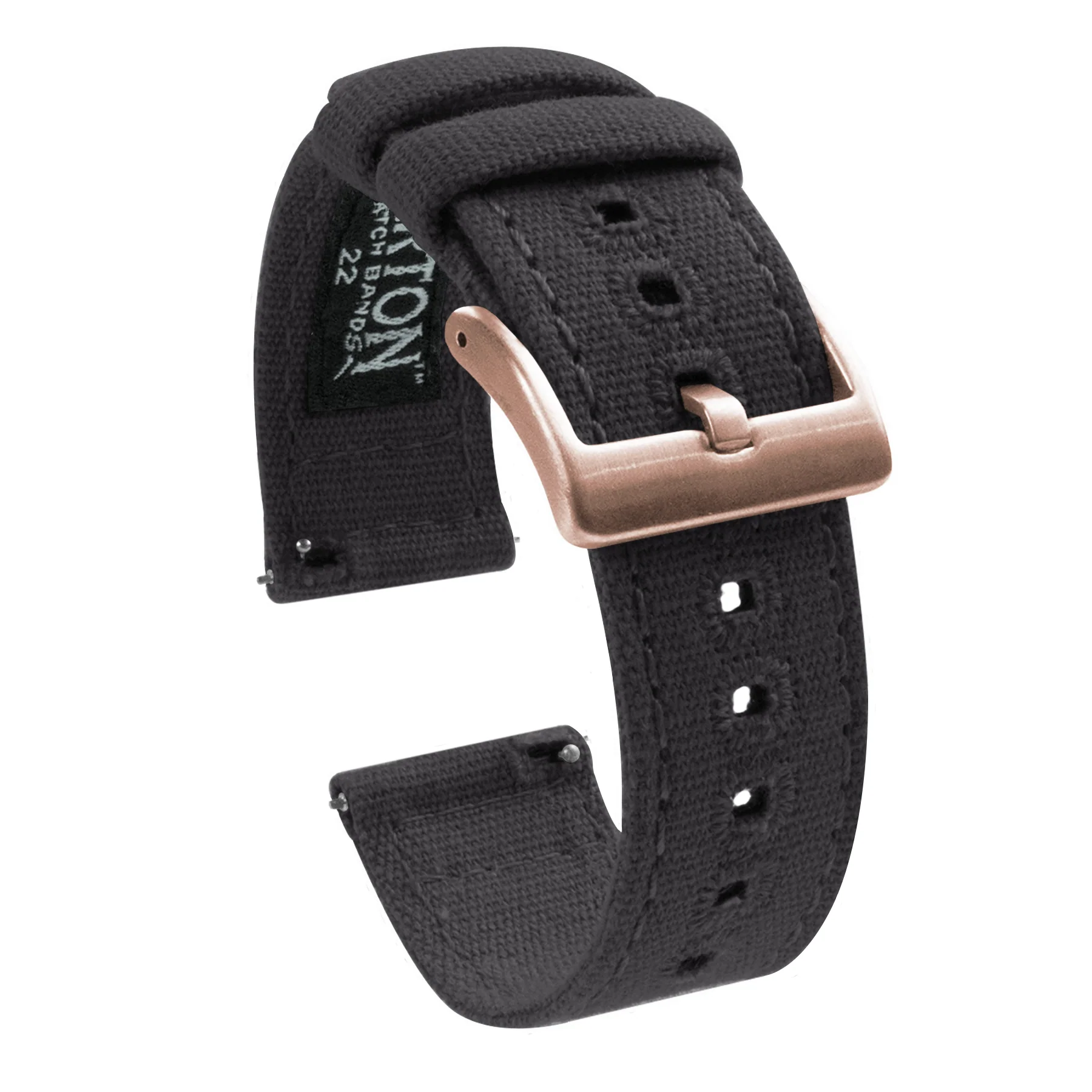 Samsung Galaxy Watch4 Smoke Grey Canvas Watch Band - Image 3