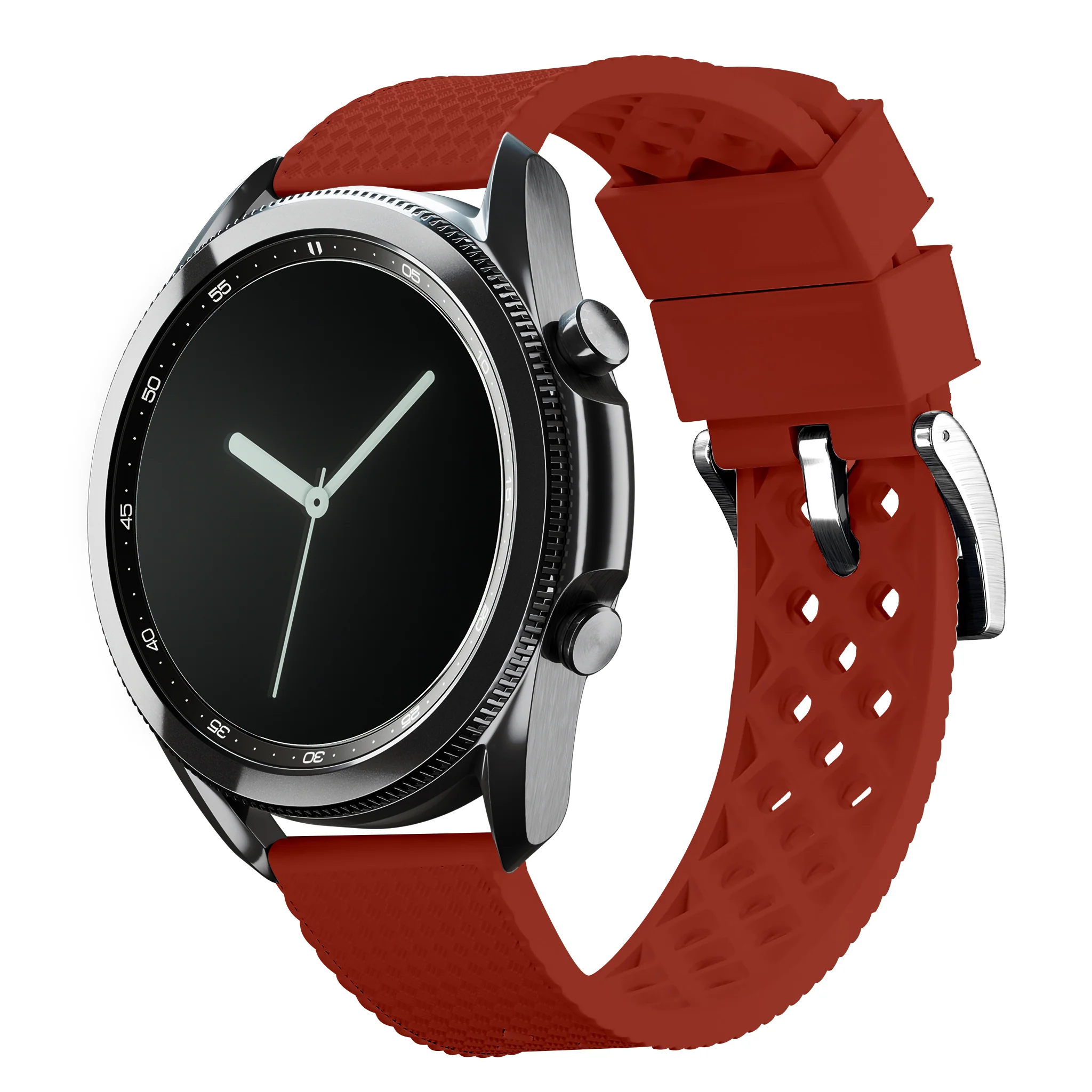 Samsung Galaxy Watch4 Tropical Style Crimson Red Watch Band - Image 3