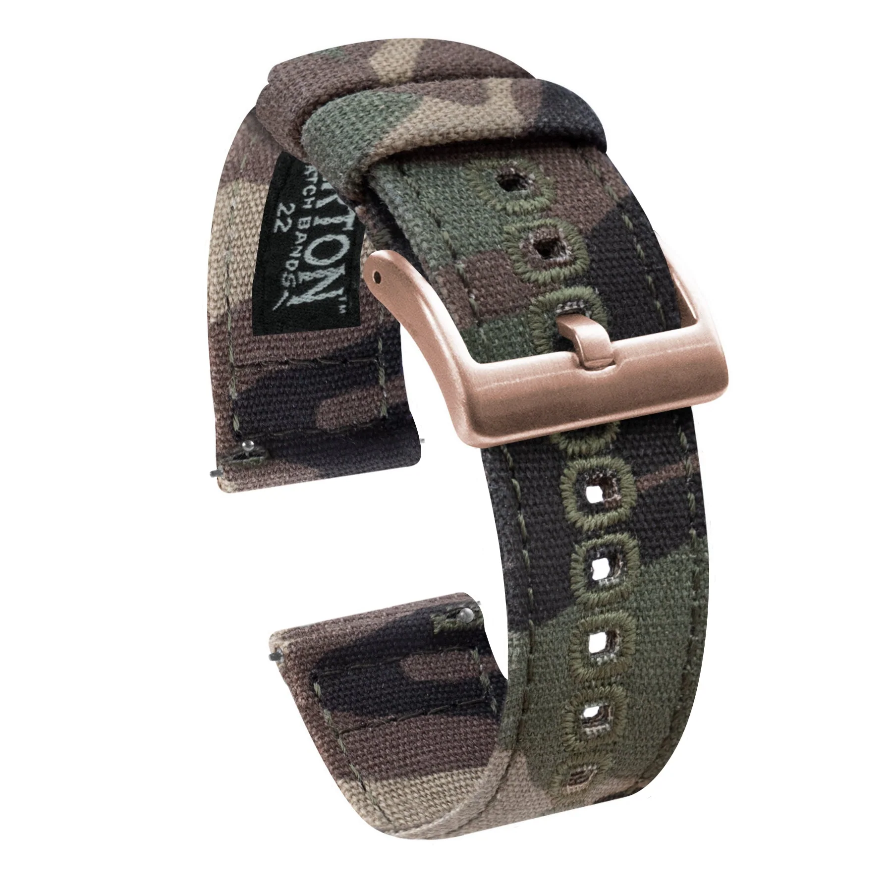 Samsung Galaxy Watch5 Camouflage Canvas Watch Band - Image 3