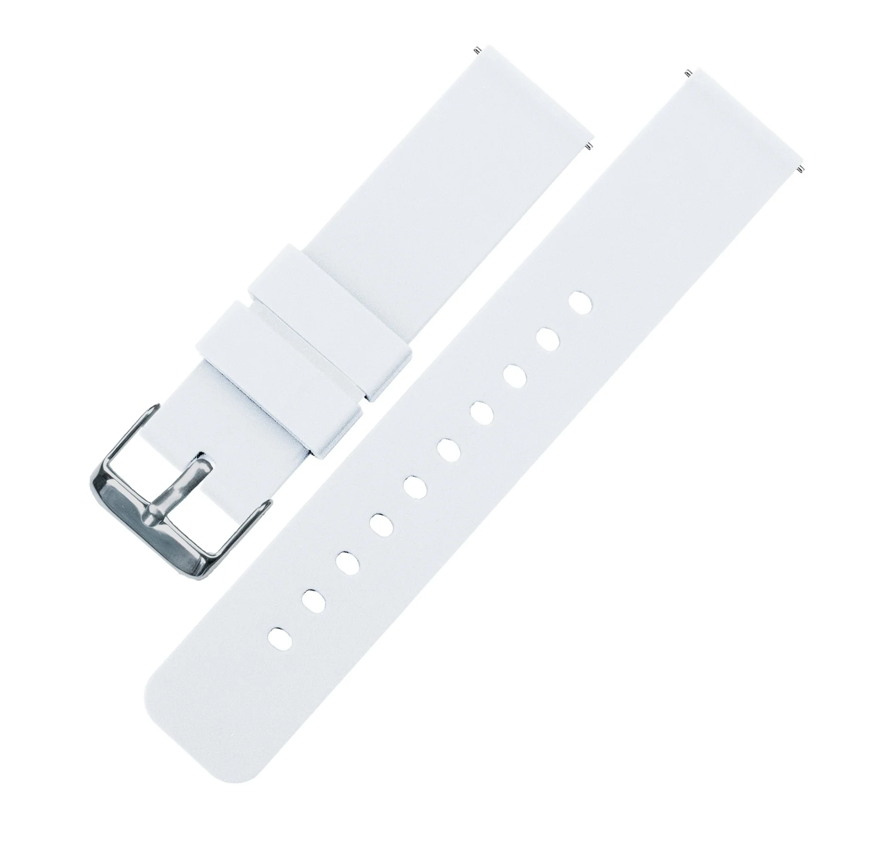 Samsung Galaxy Watch5 Silicone White Watch Band - Image 4