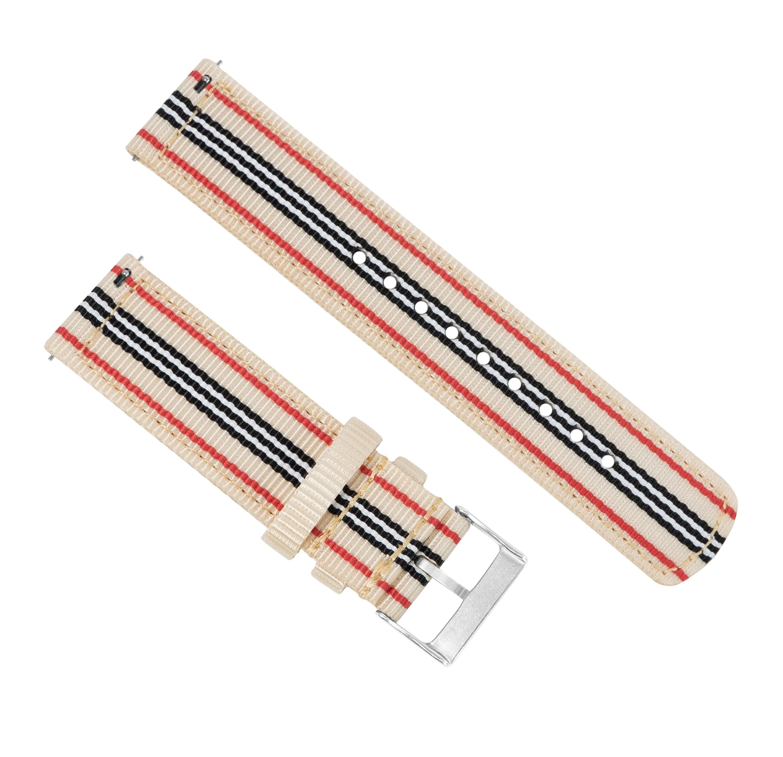 Samsung Galaxy Watch5 Two Piece NATO® style Retro Watch Band - Image 3