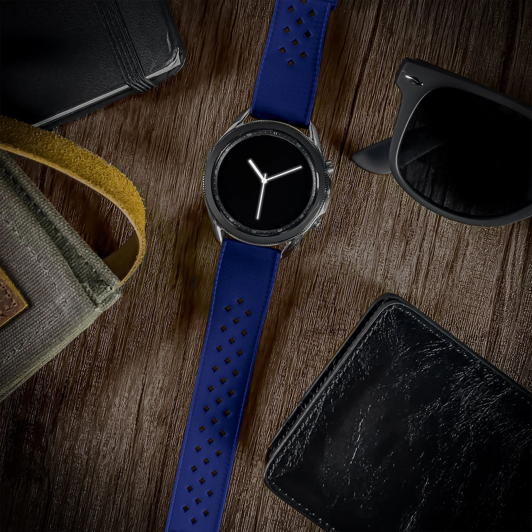 Samsung Galaxy Watch6 Tropical Style Royal Blue Blue Watch Band - Image 2