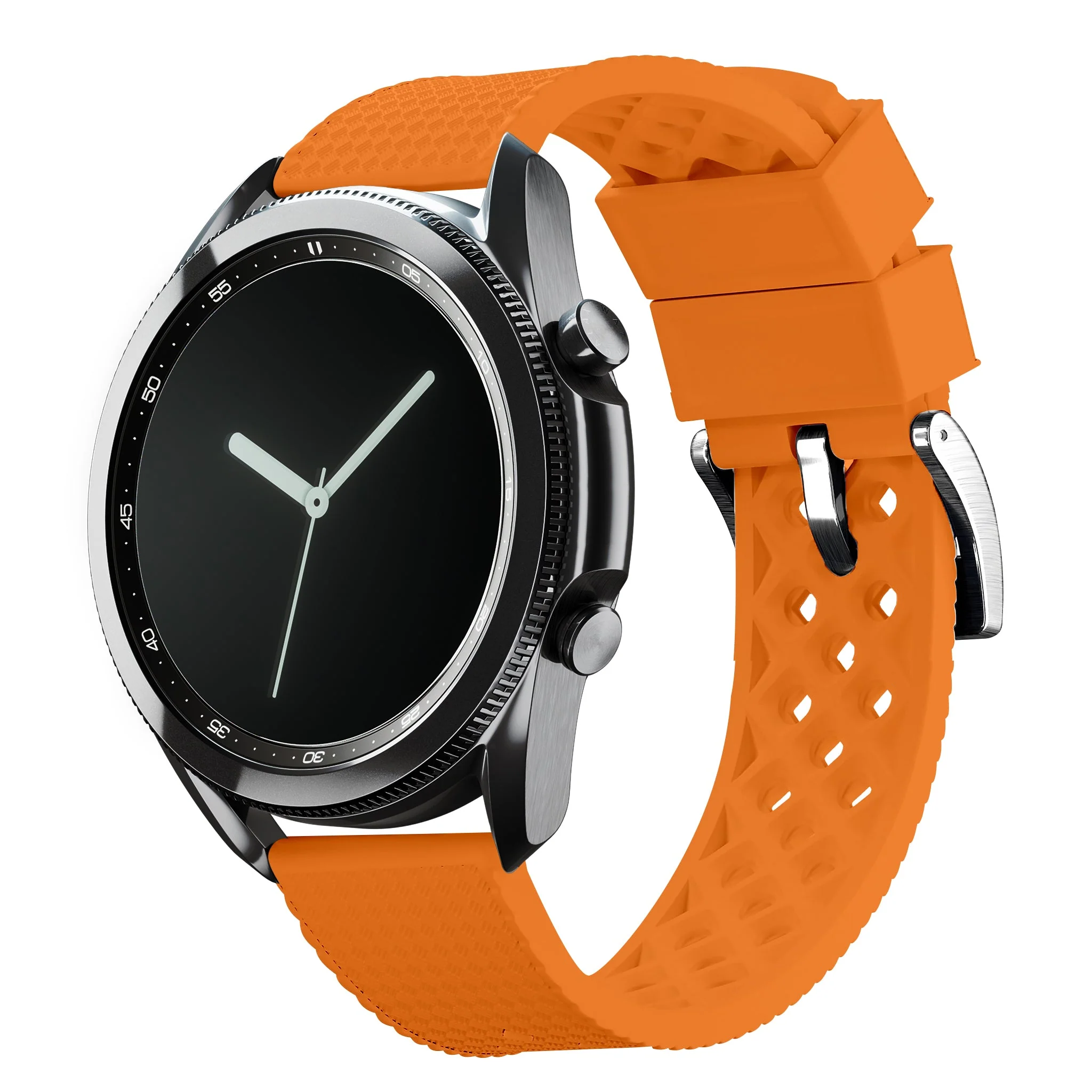 Samsung Galaxy watch7 Tropical Style Orange Watch Band - Image 3