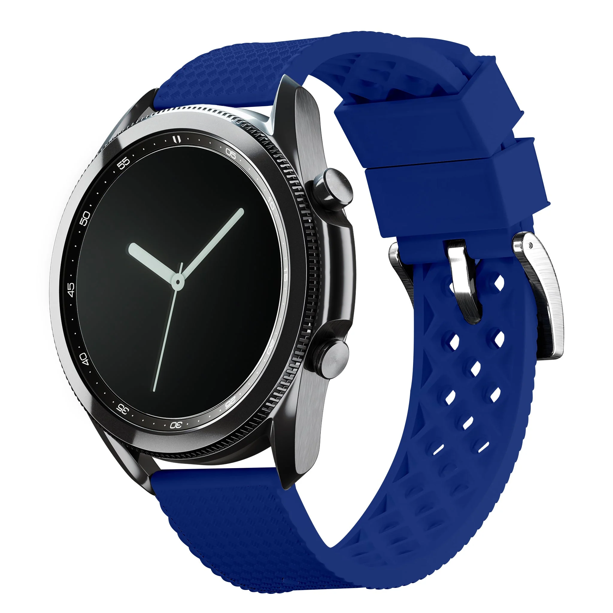 Samsung Galaxy watch7 Tropical Style Royal Blue Blue Watch Band - Image 3
