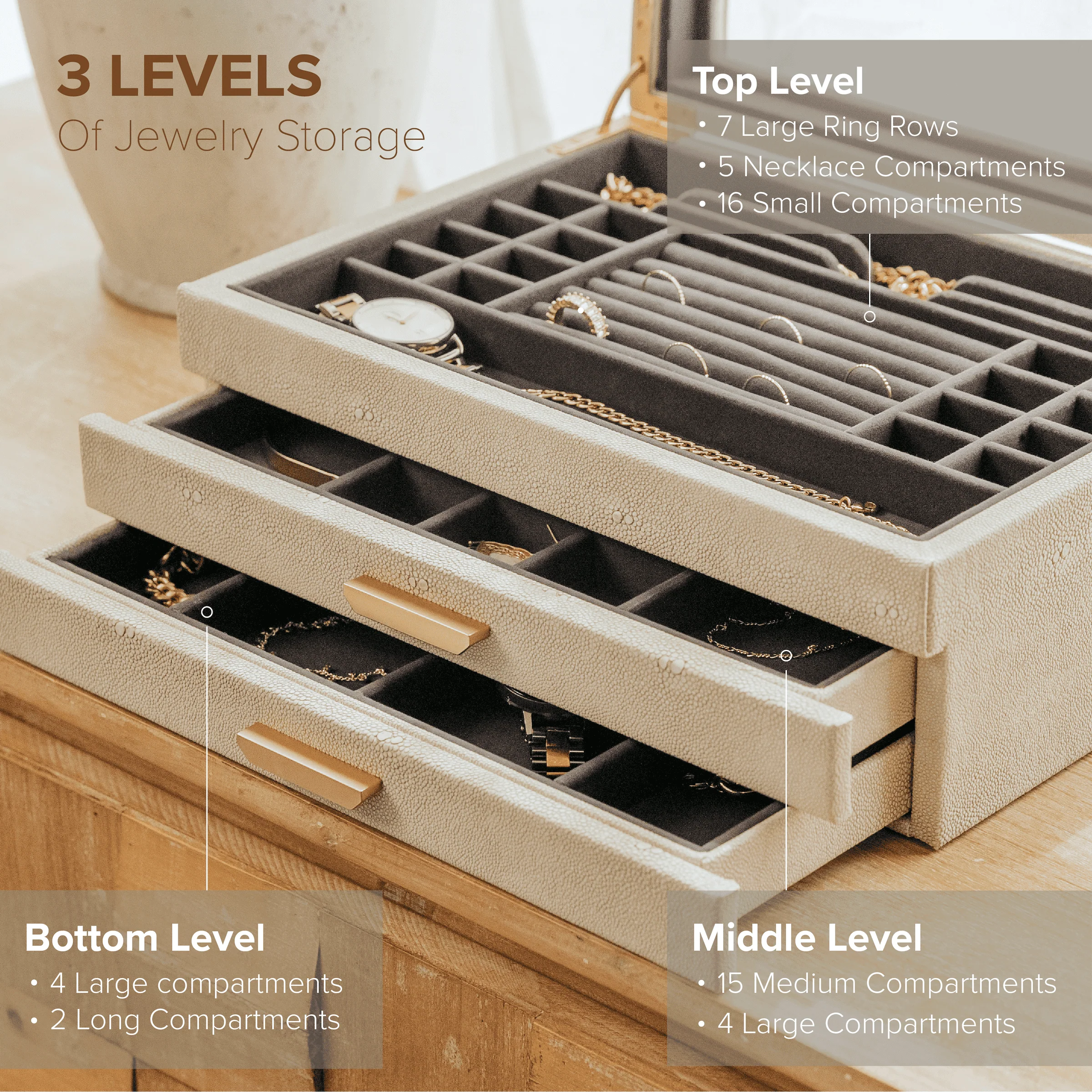 Sasha Large Jewelry Box - Image 3