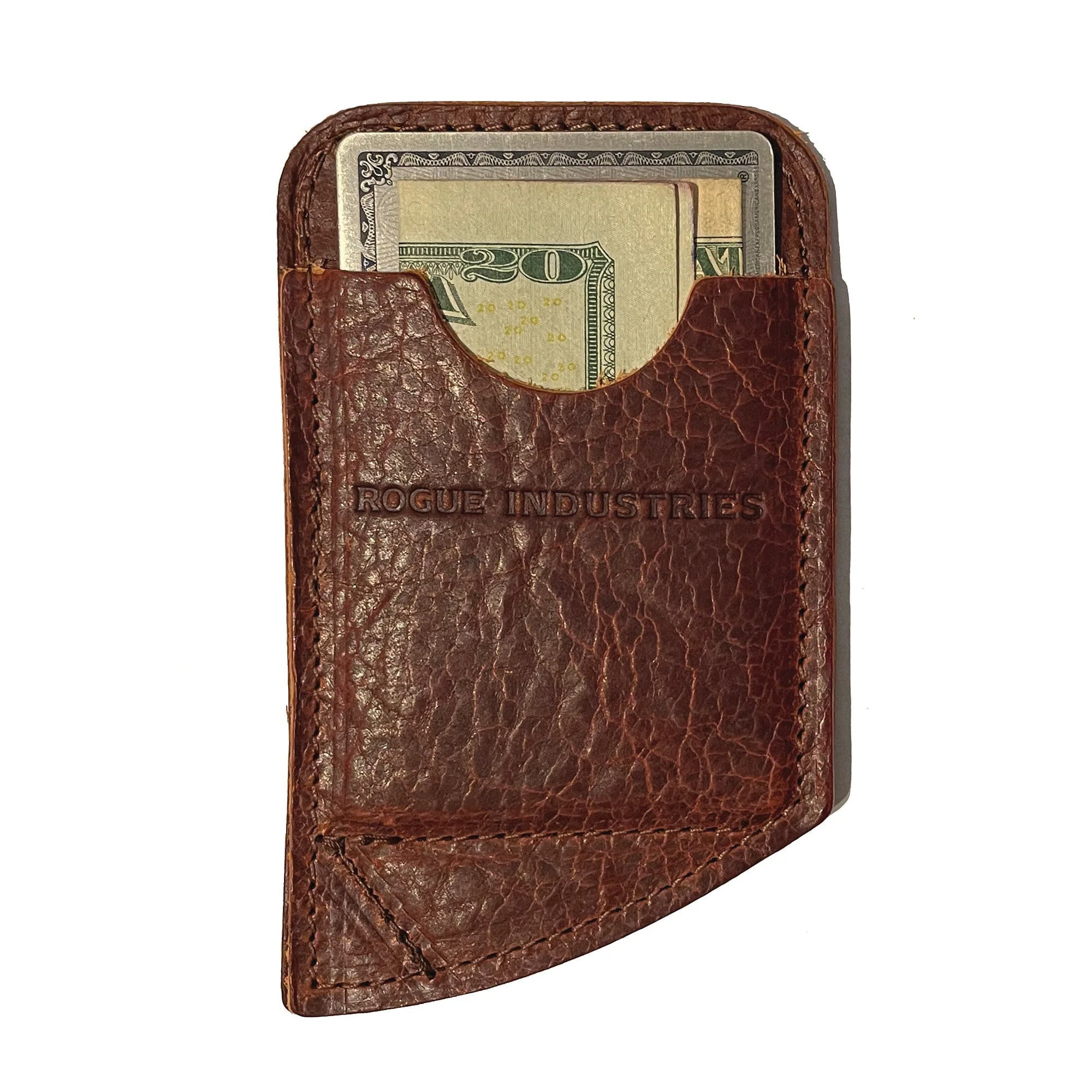 Slim Leather Card Carrier - Image 3