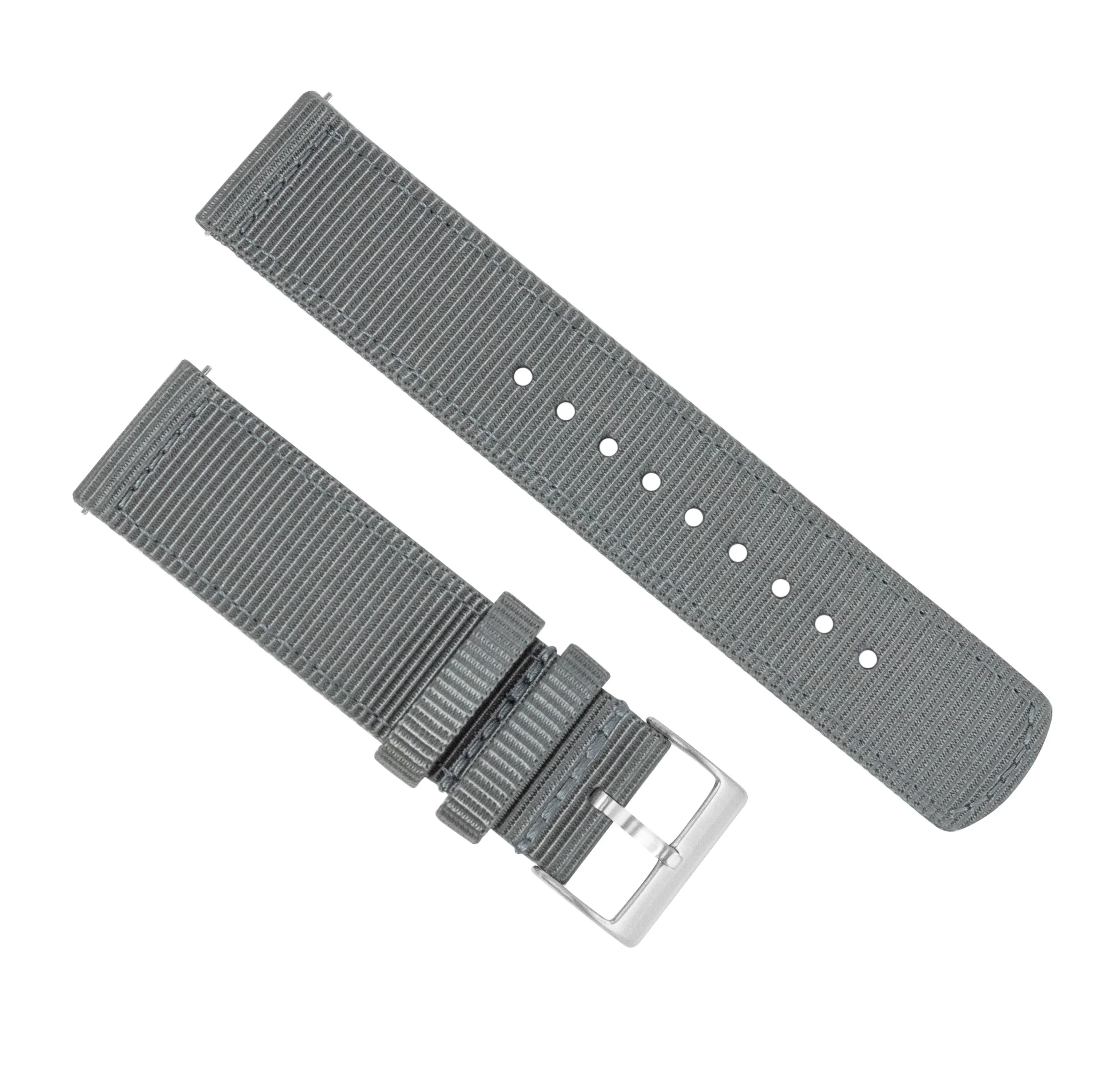 Smoke Grey Two Piece NATO® style Watch Band - Image 3