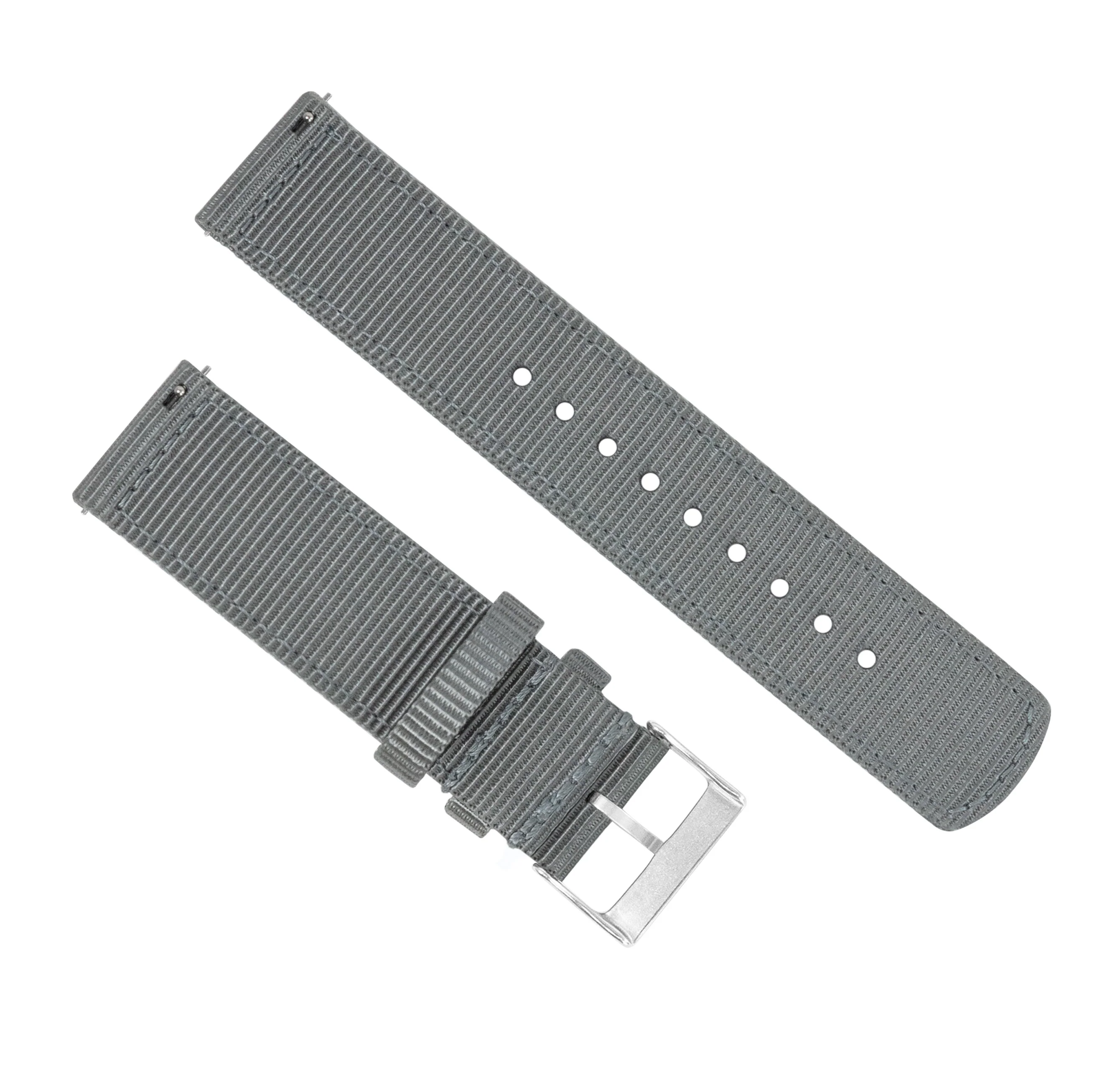 Smoke Grey Two Piece NATO® style Watch Band - Image 4