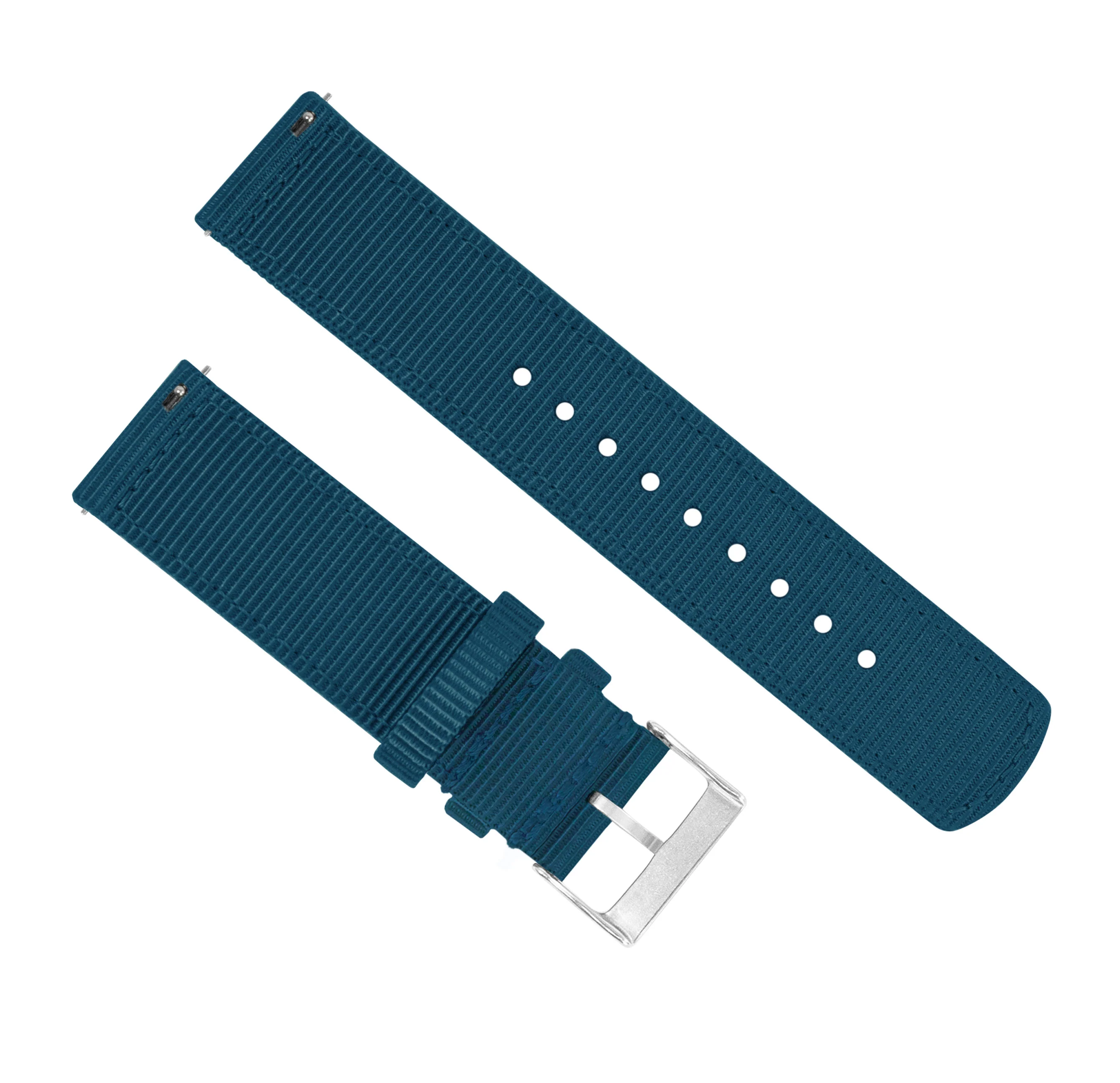Steel Blue Two Piece NATO® style Watch Band - Image 4