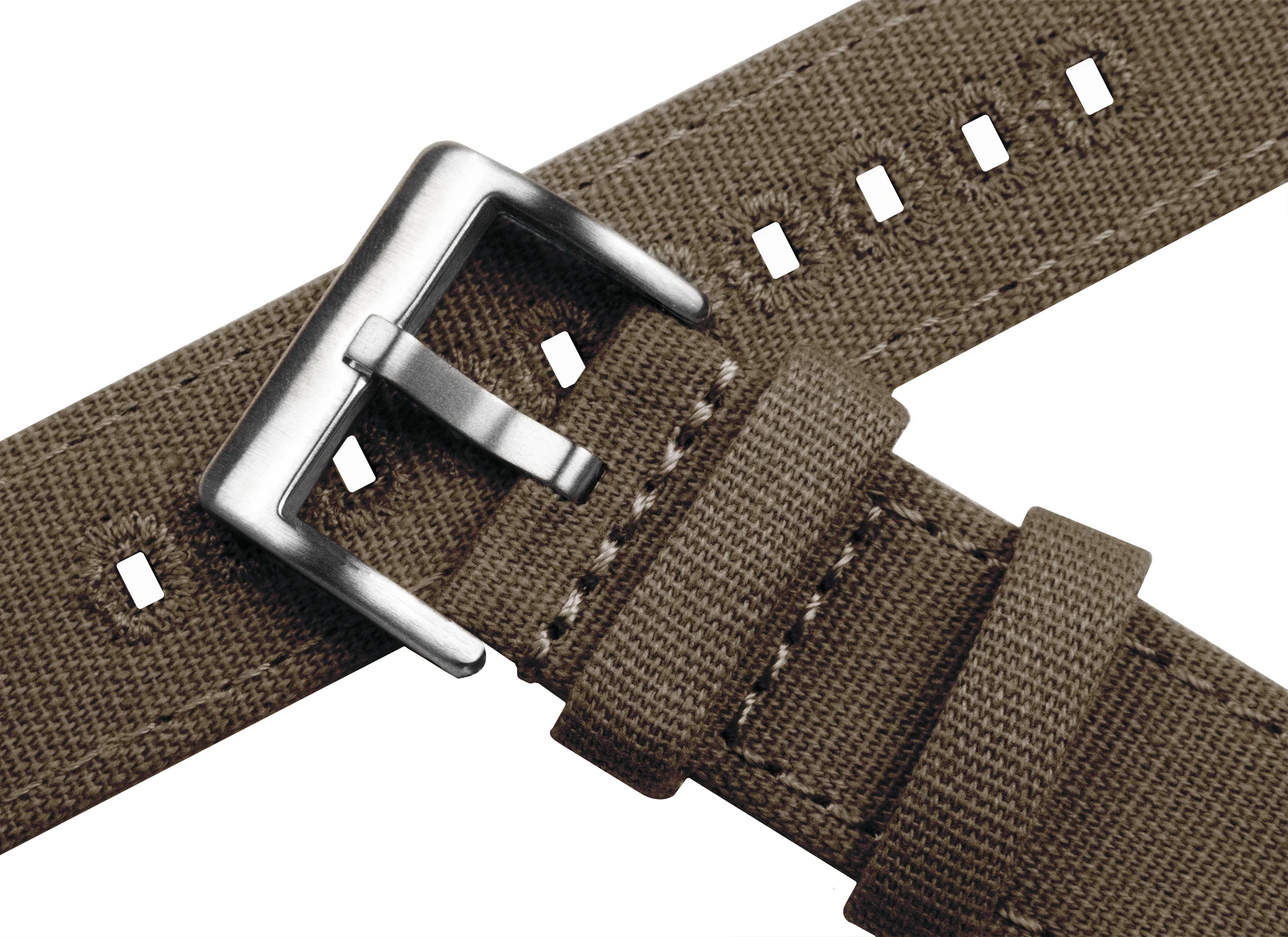 Taupe Premium Canvas Watch Band - Image 5