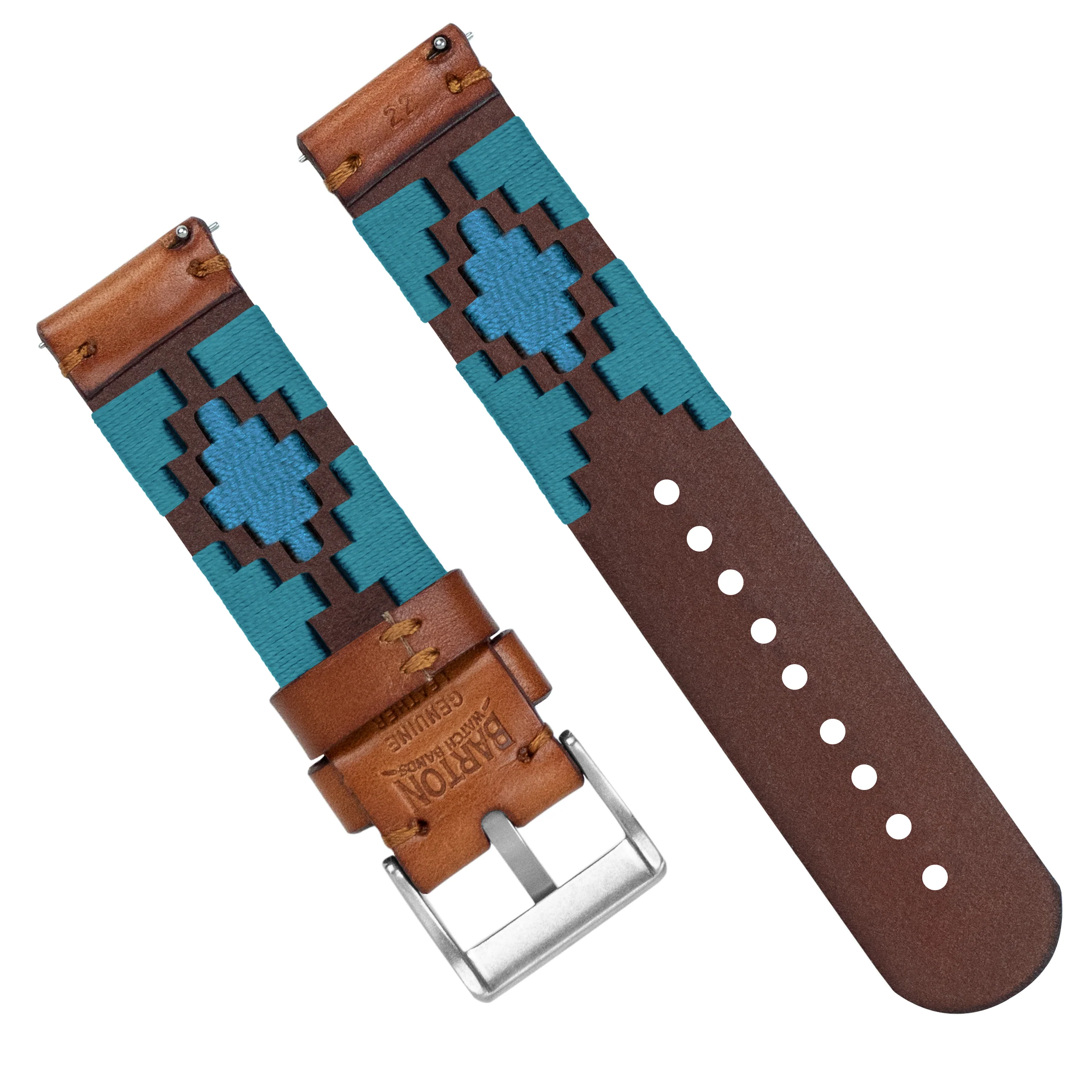 Turquoise Sky Gaucho Watch Band - Image 3