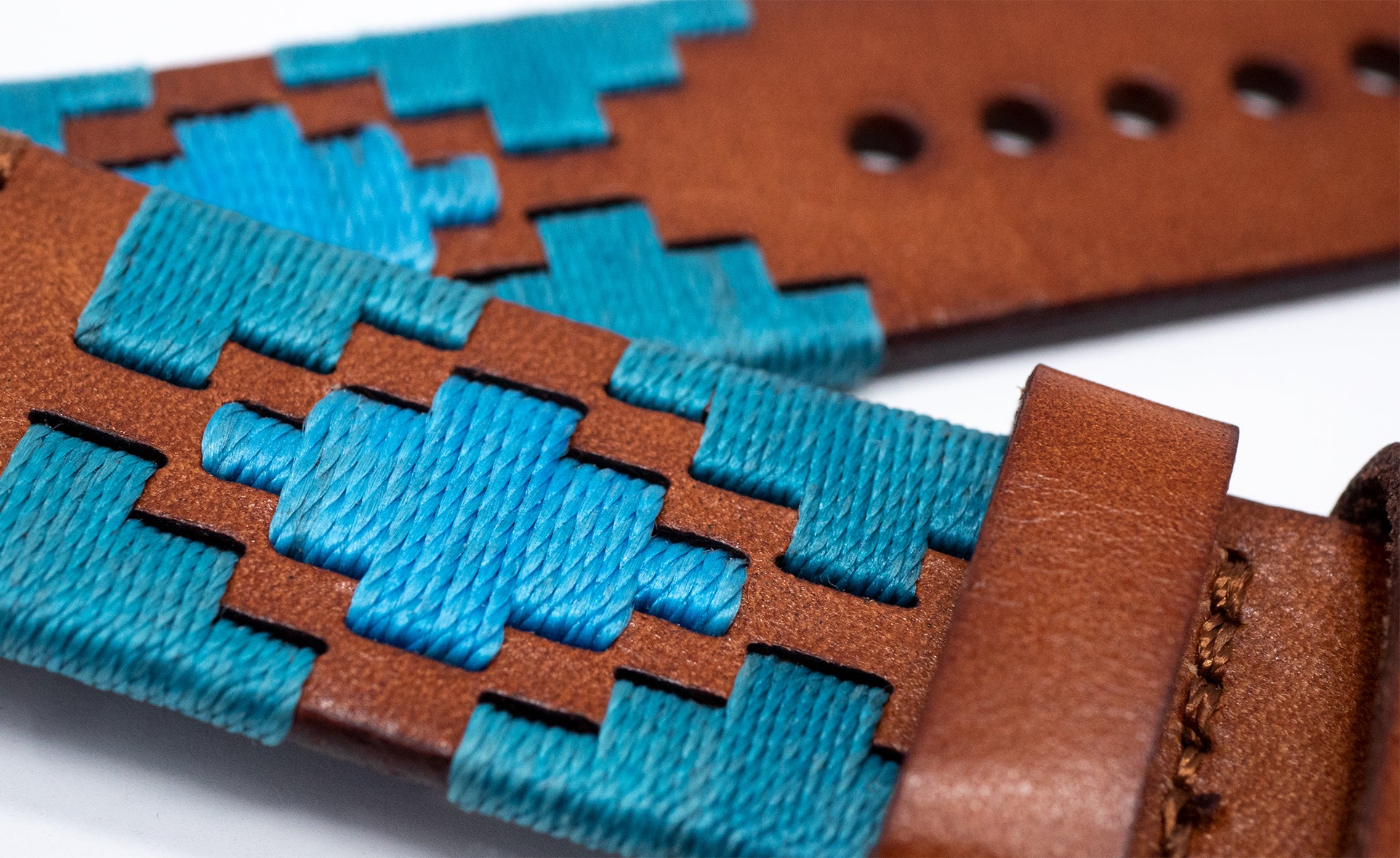 Turquoise Sky Gaucho Watch Band - Image 4