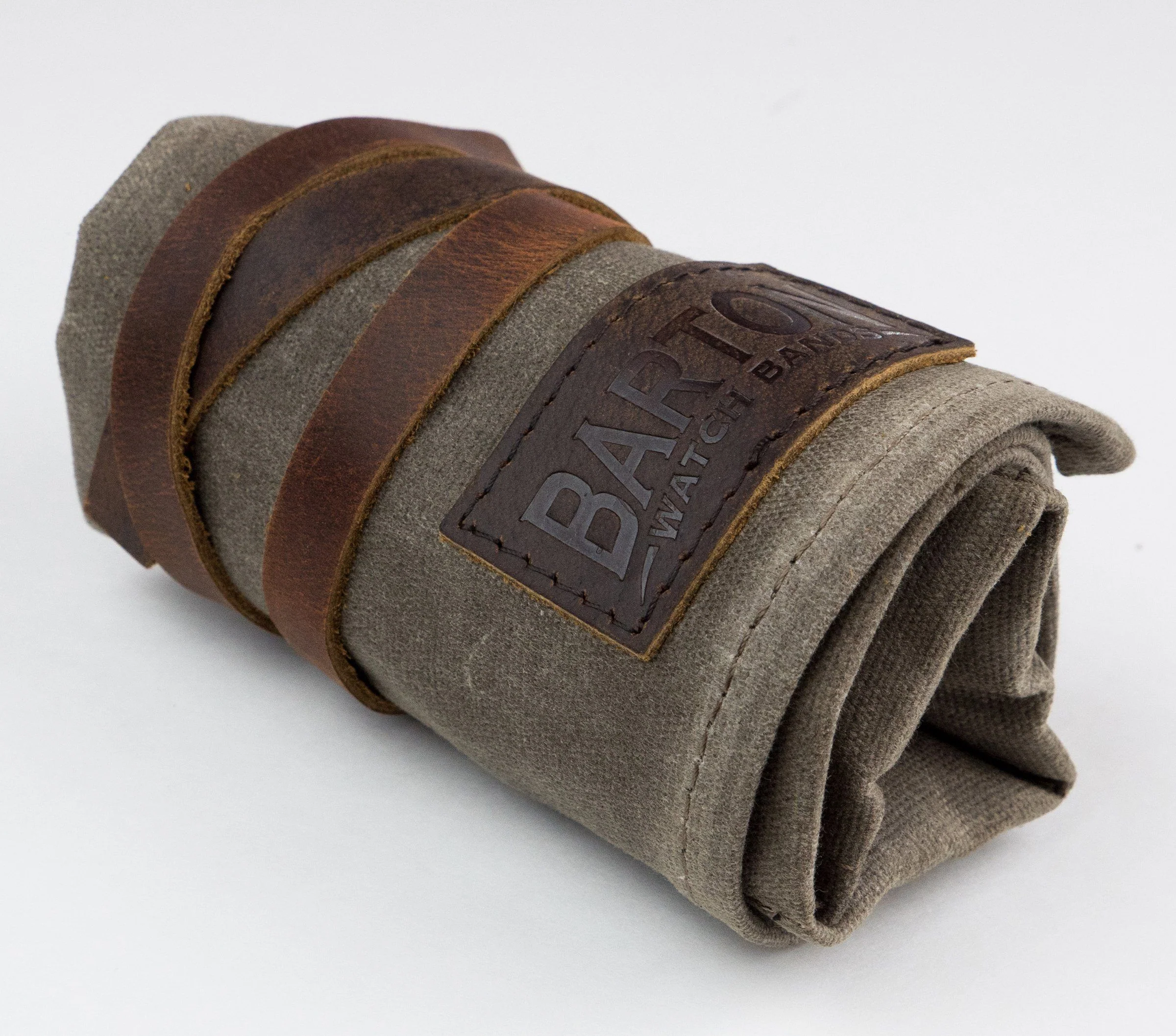 Waxed Canvas Watch Roll - Image 3