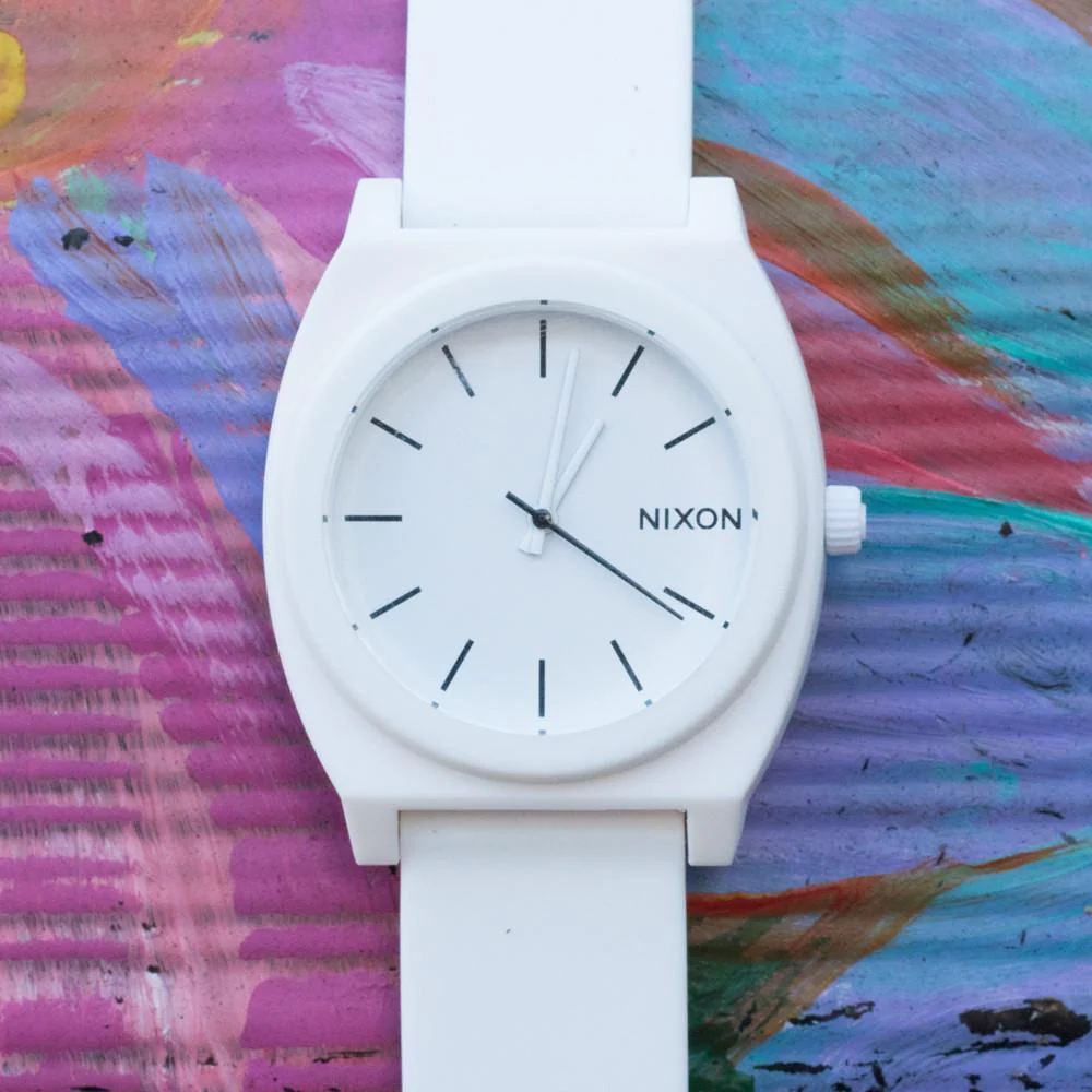 White Silicone Rubber Quick Release Watch Band - Image 2