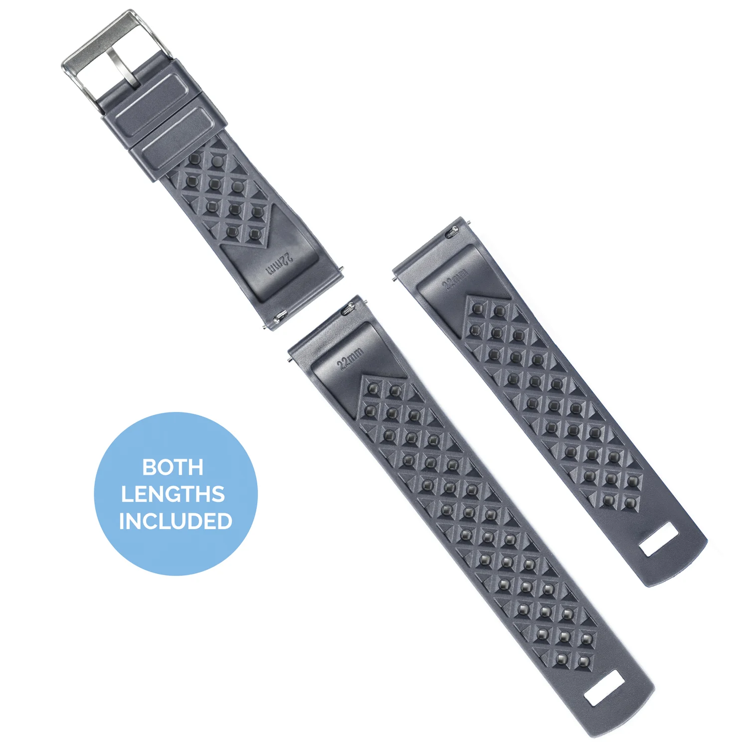 Withings Nokia Activite And Steel Hr Tropical Style Smoke Grey Watch Band - Image 4