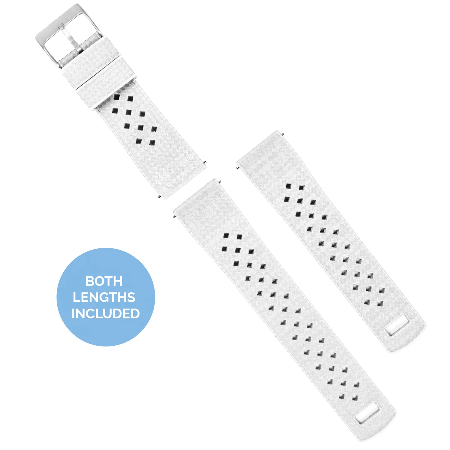 Withings Nokia Activite And Steel Hr Tropical Style White Watch Band - Image 3