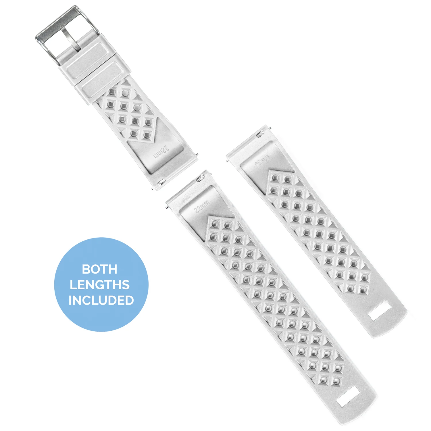 Withings Nokia Activite And Steel Hr Tropical Style White Watch Band - Image 4